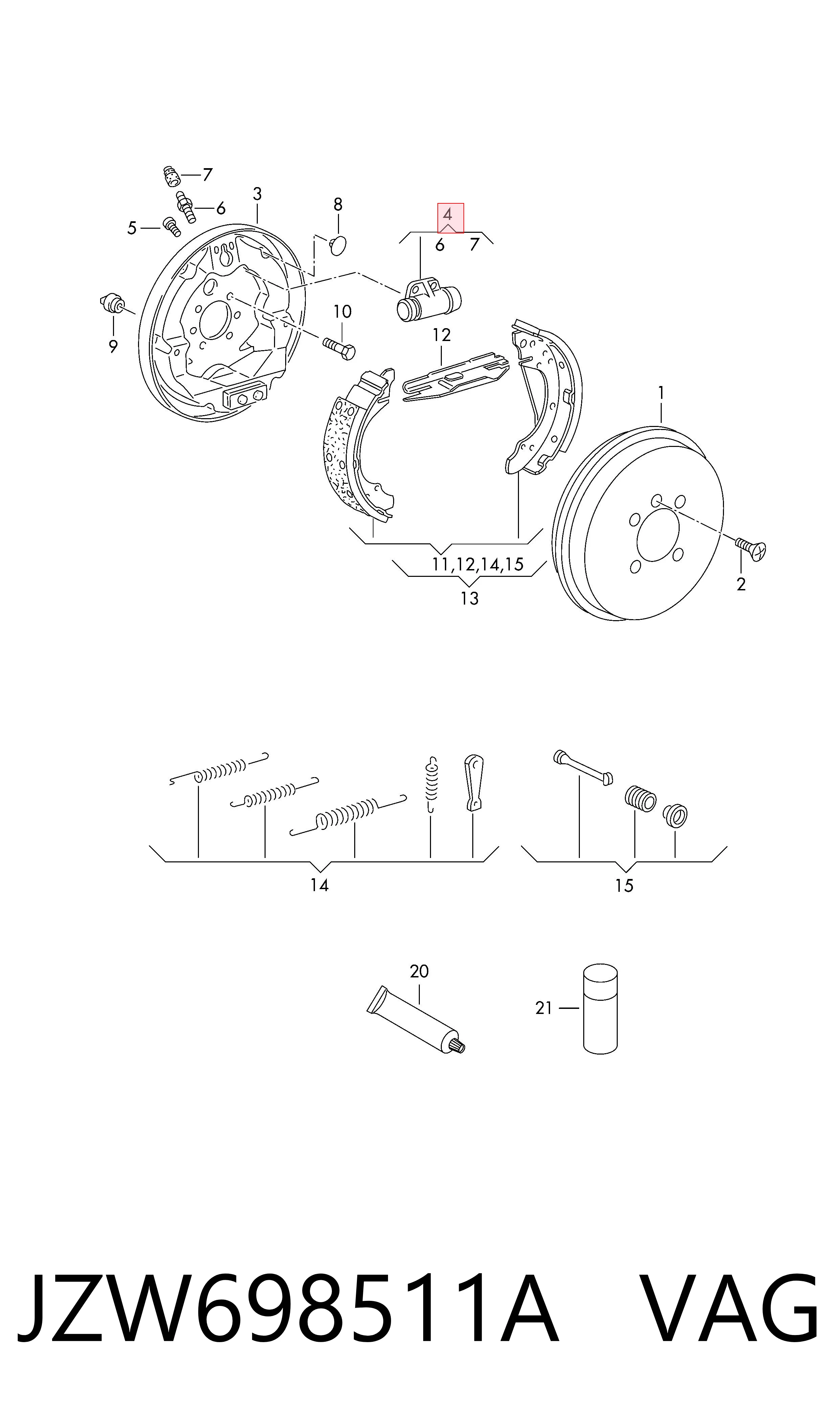 JZW698511A VAG