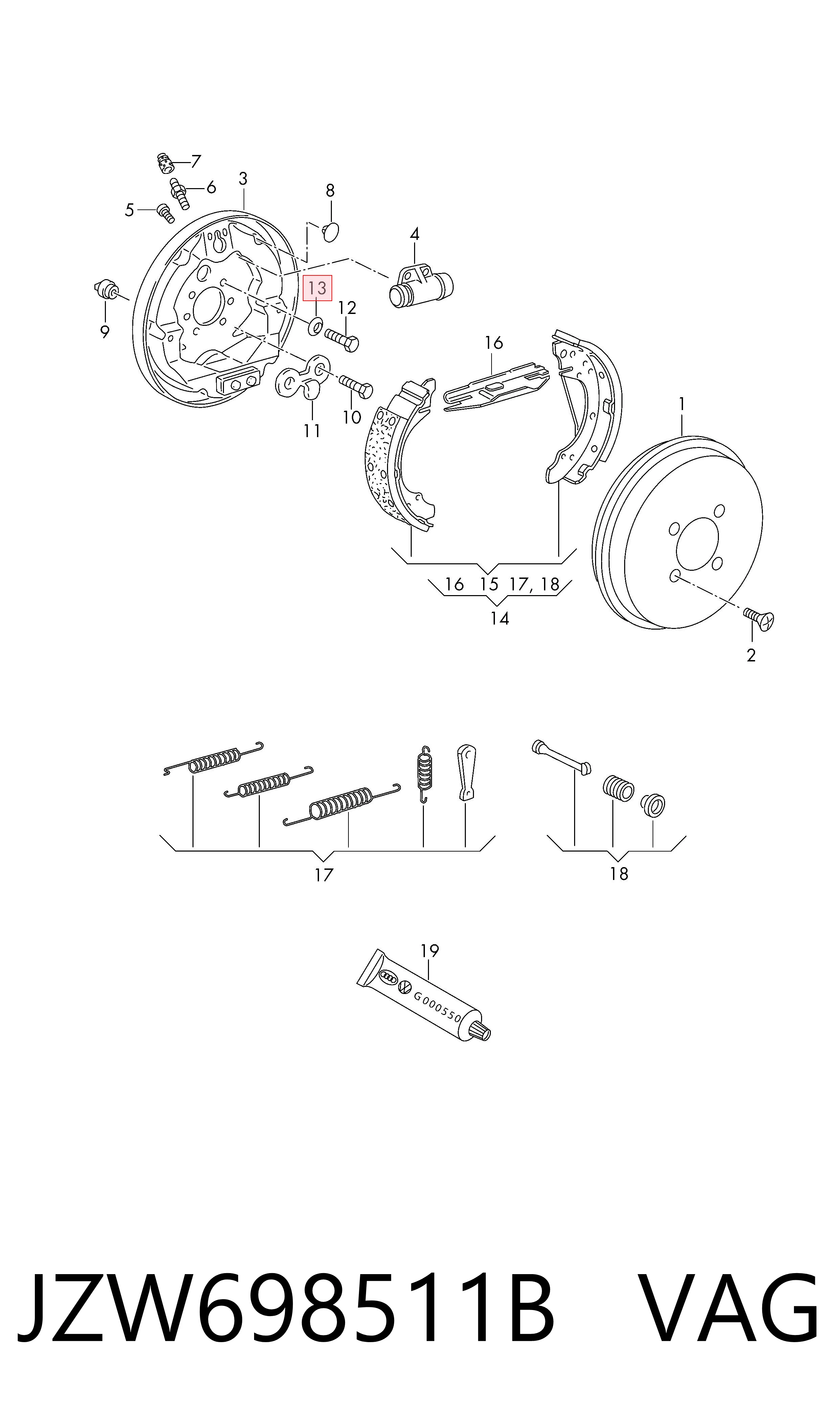 JZW698511B VAG