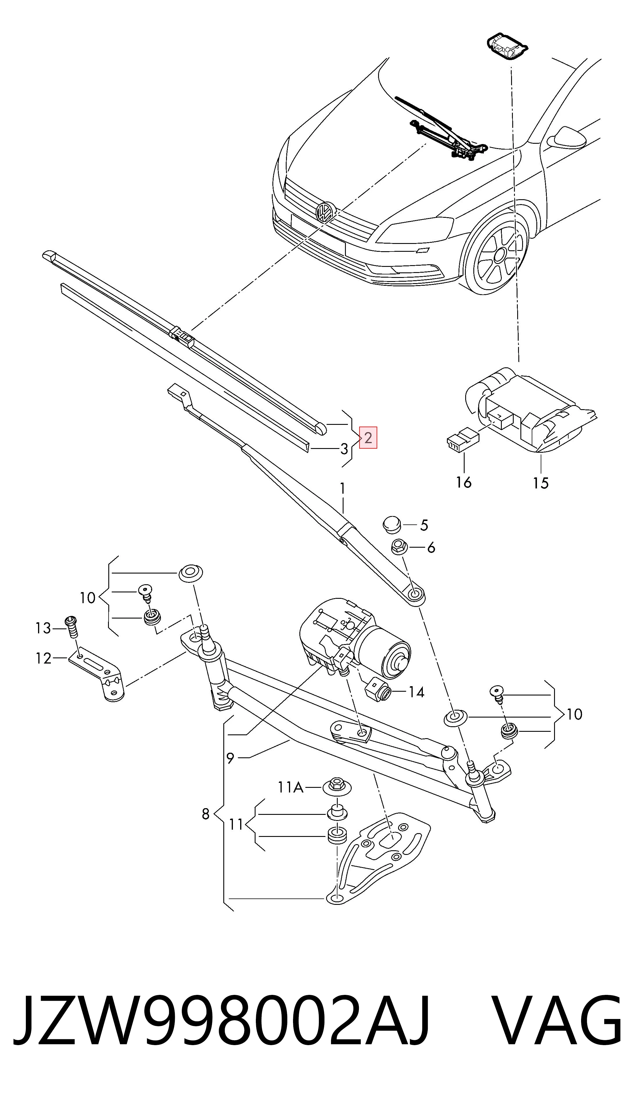 JZW998002AJ VAG