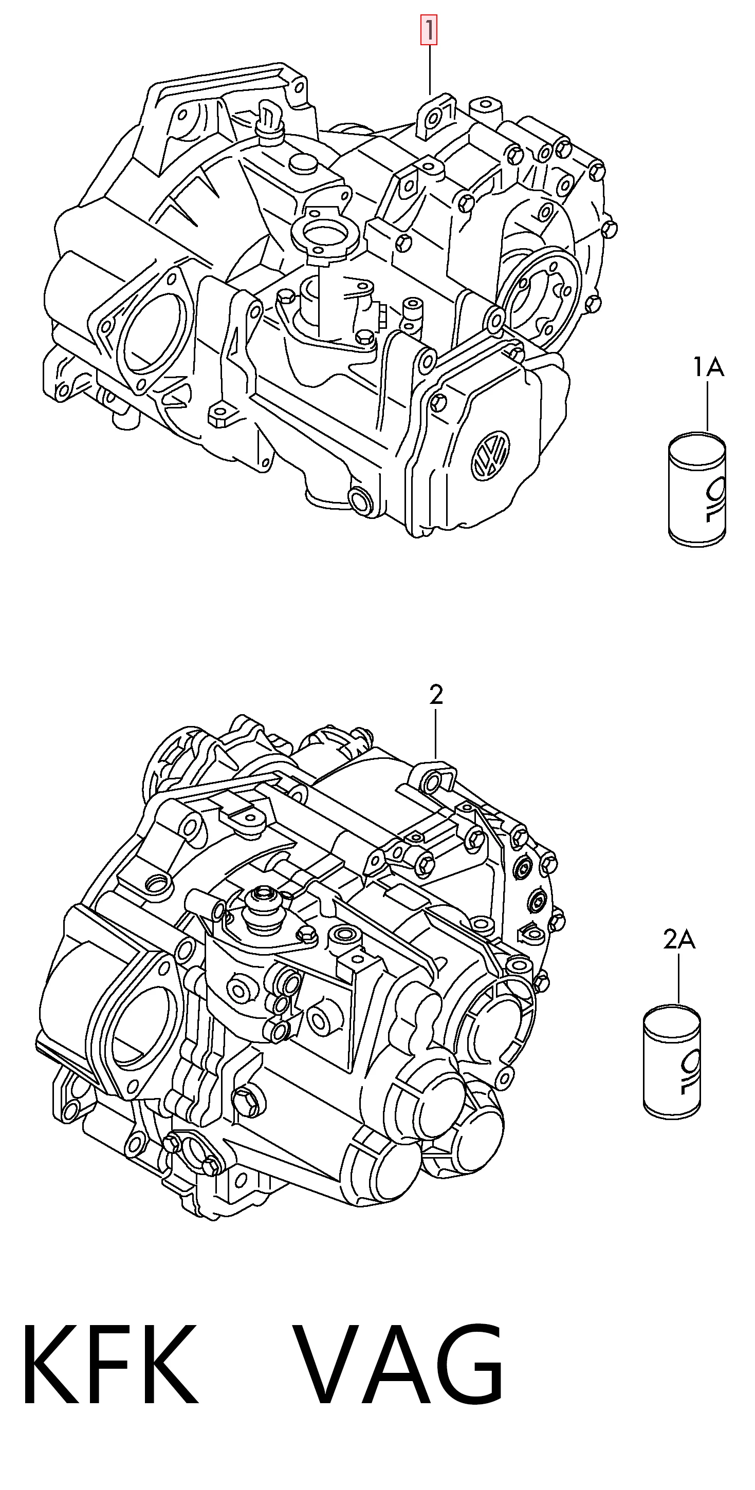 KFK VAG Transimisión manual