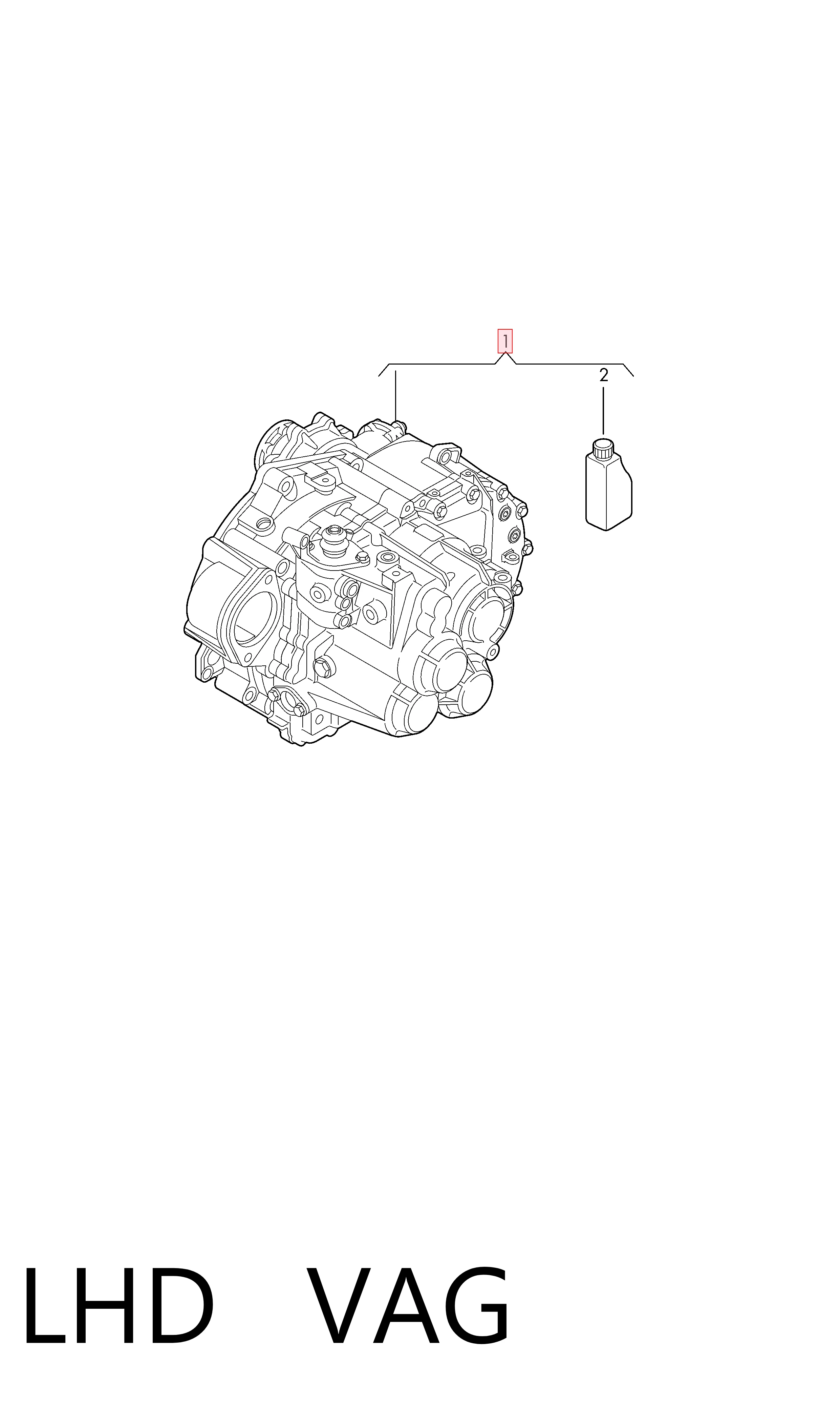 LHD VAG Transimisión manual