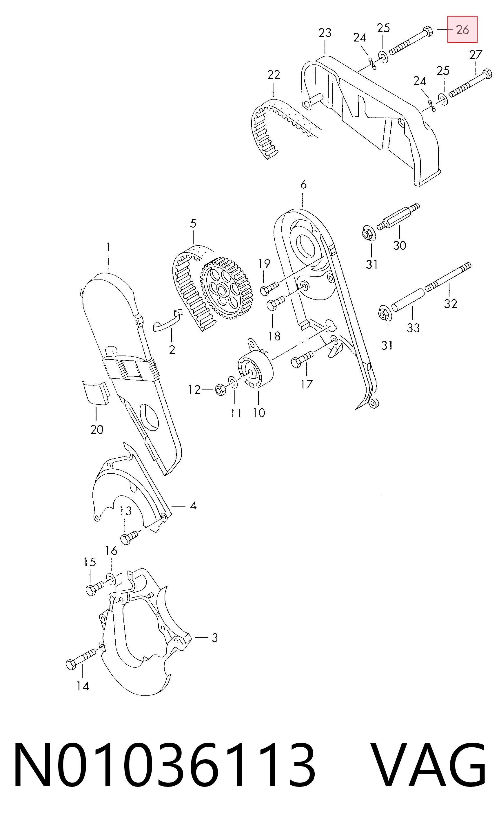 Comprar N01036113 VAG 