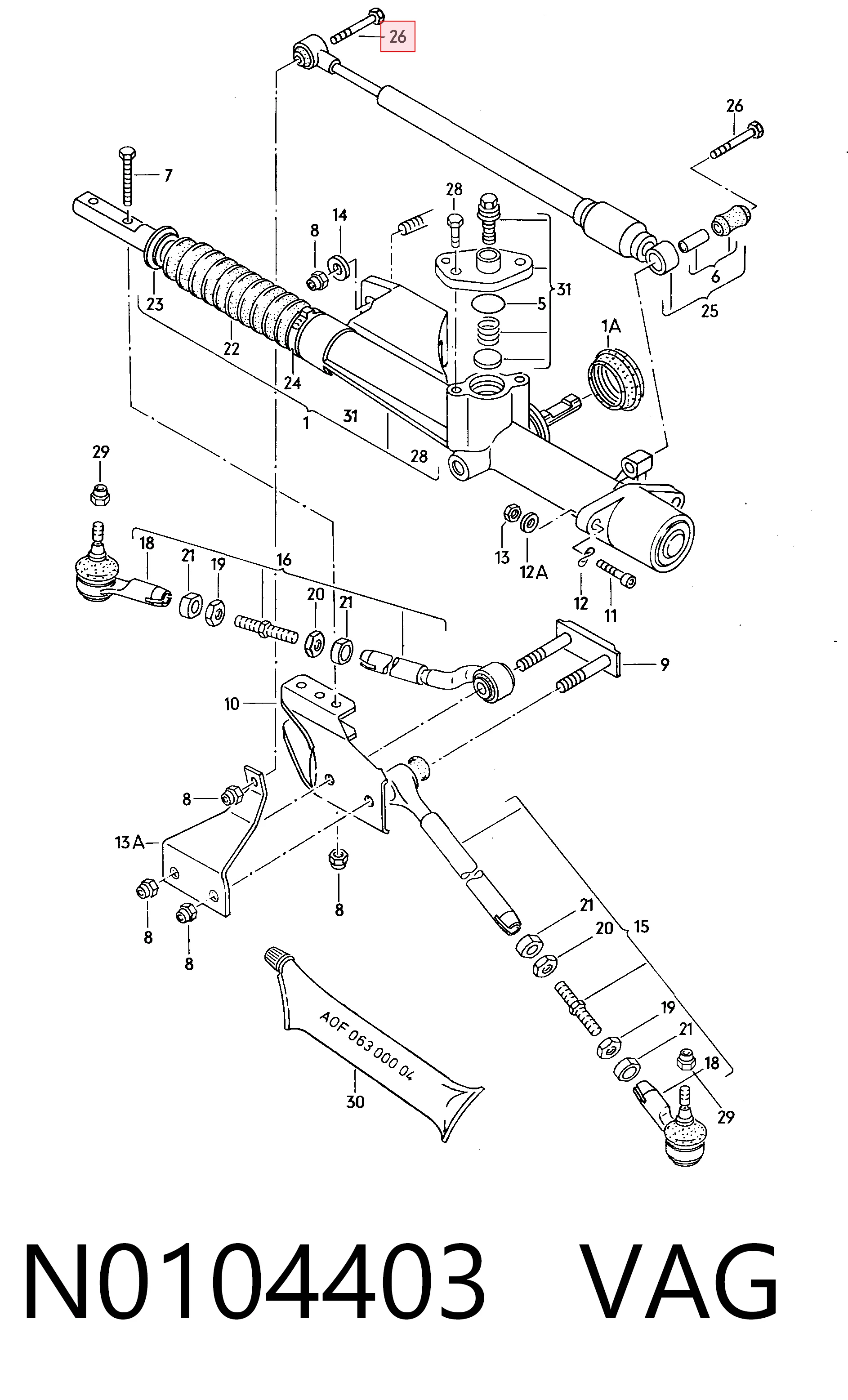 N0104403 VAG Kit correa de distribución