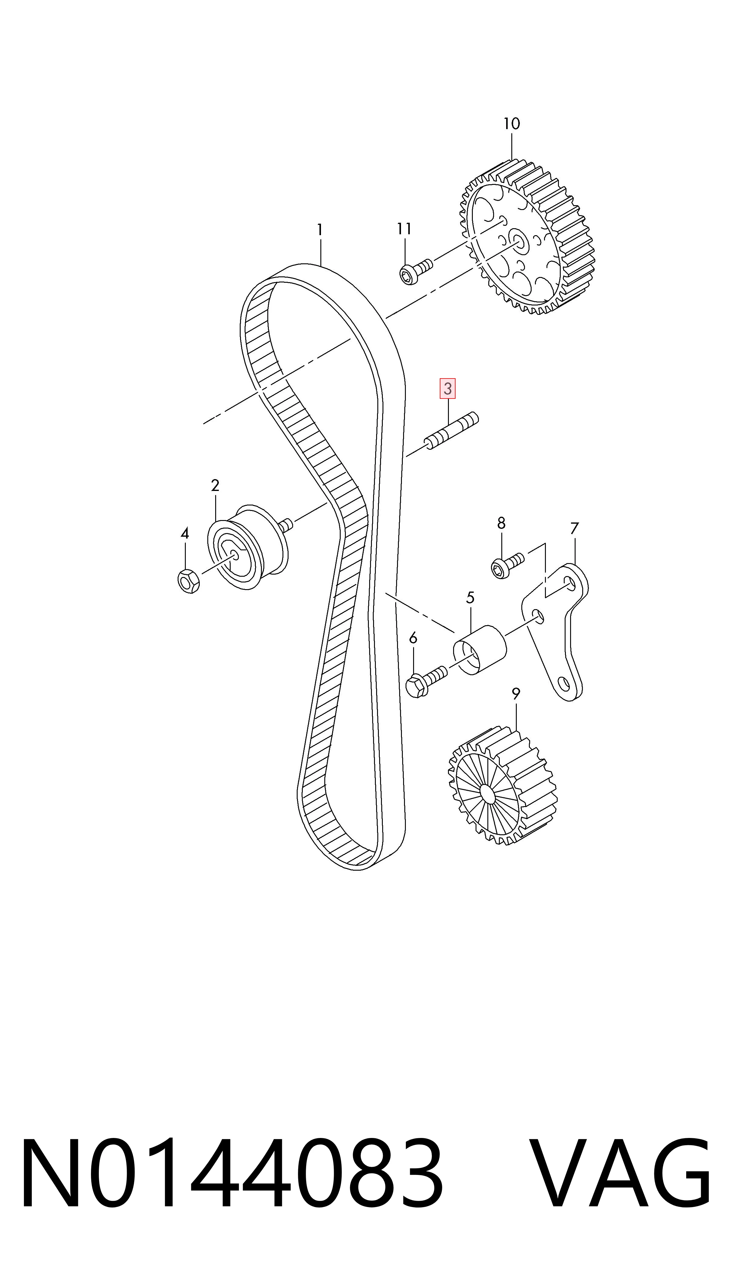 VAG N0144083 precio, desde 3,90 EUR