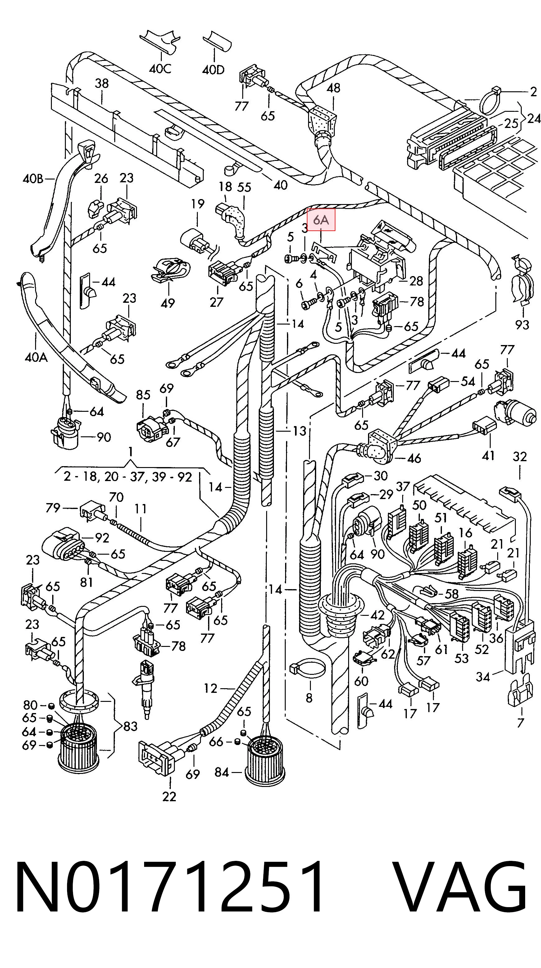 N0171251 VAG Fusibles