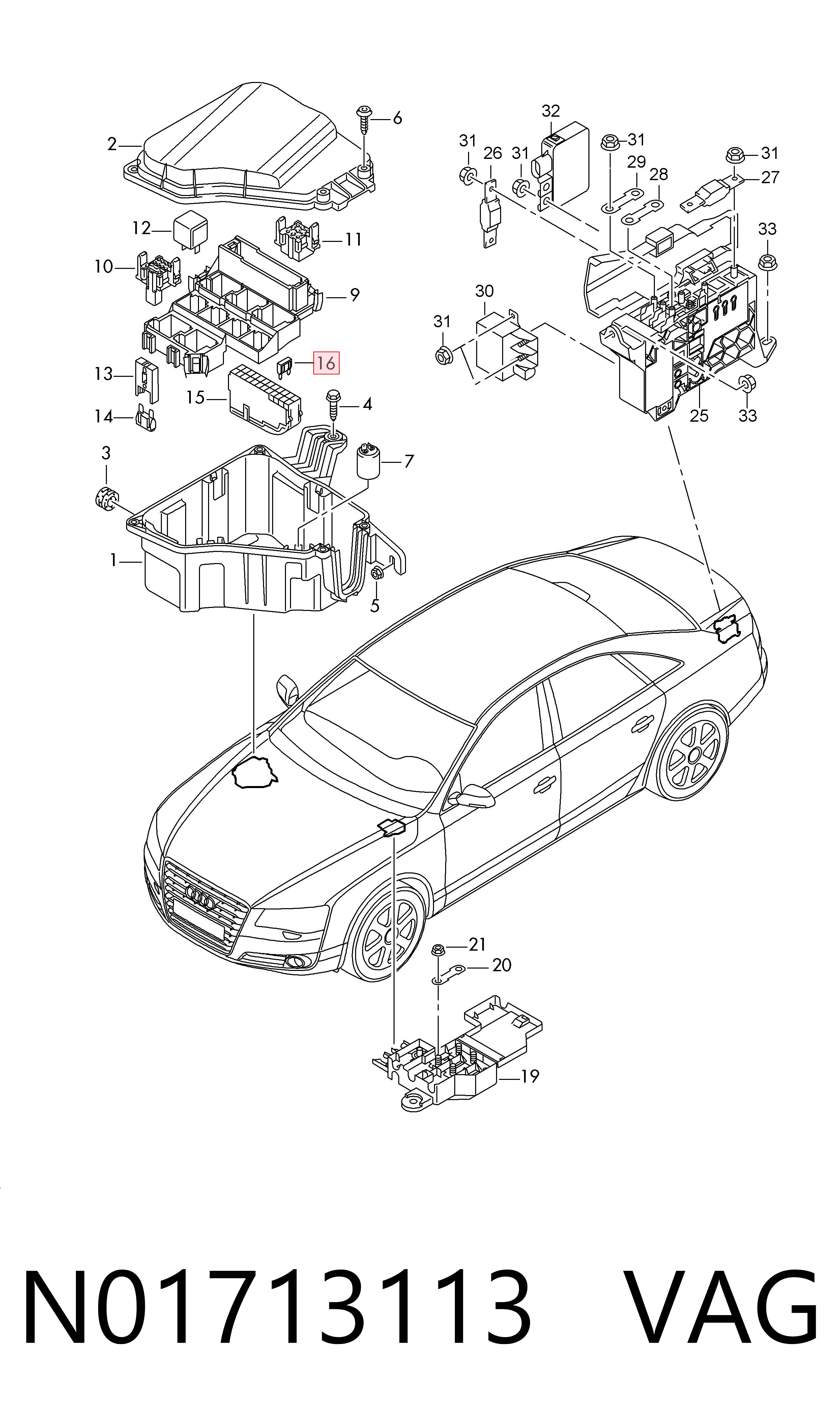 N01713113 VAG Fusibles