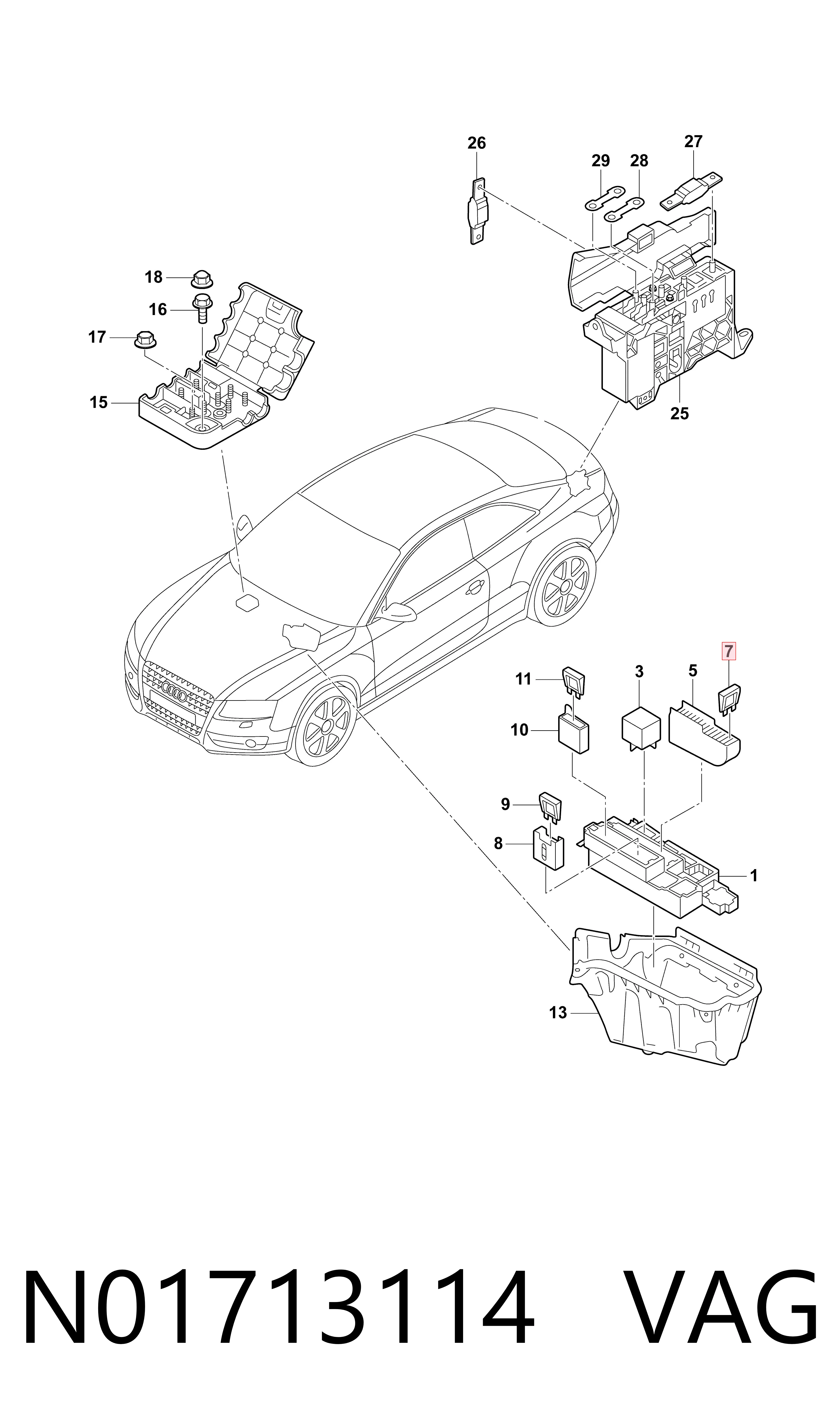 N01713114 VAG Fusibles