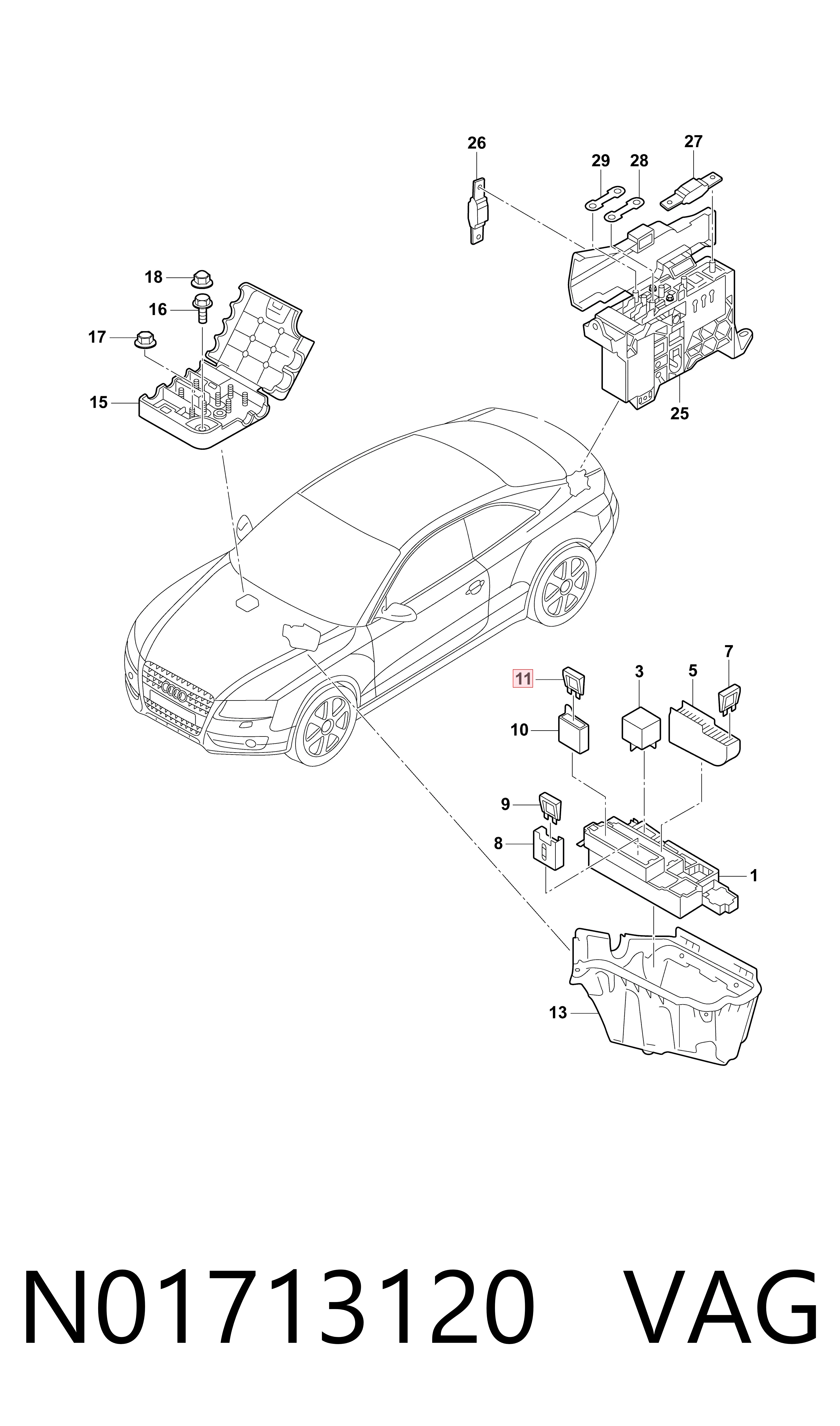 N01713120 VAG Fusibles