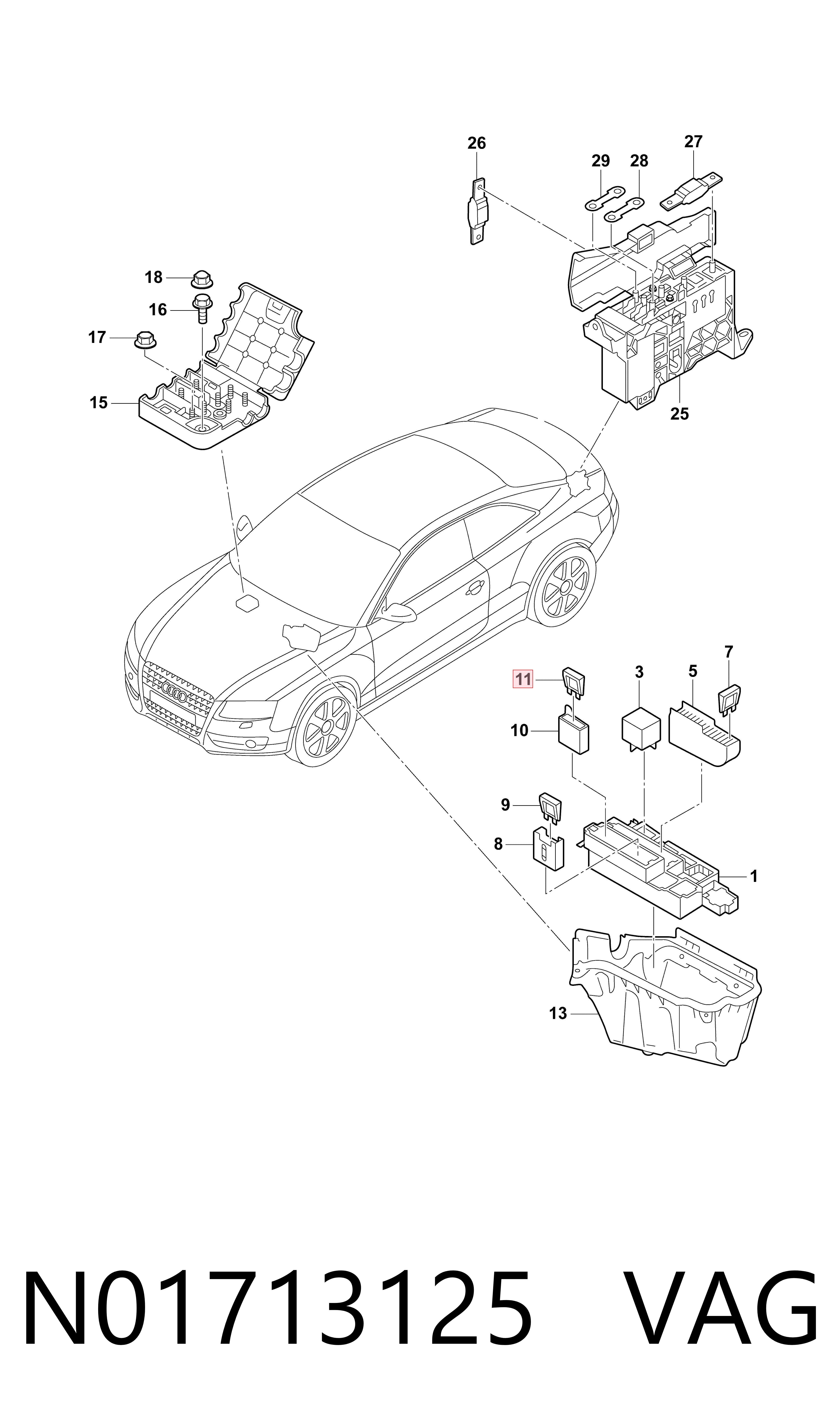 N01713125 VAG Fusibles