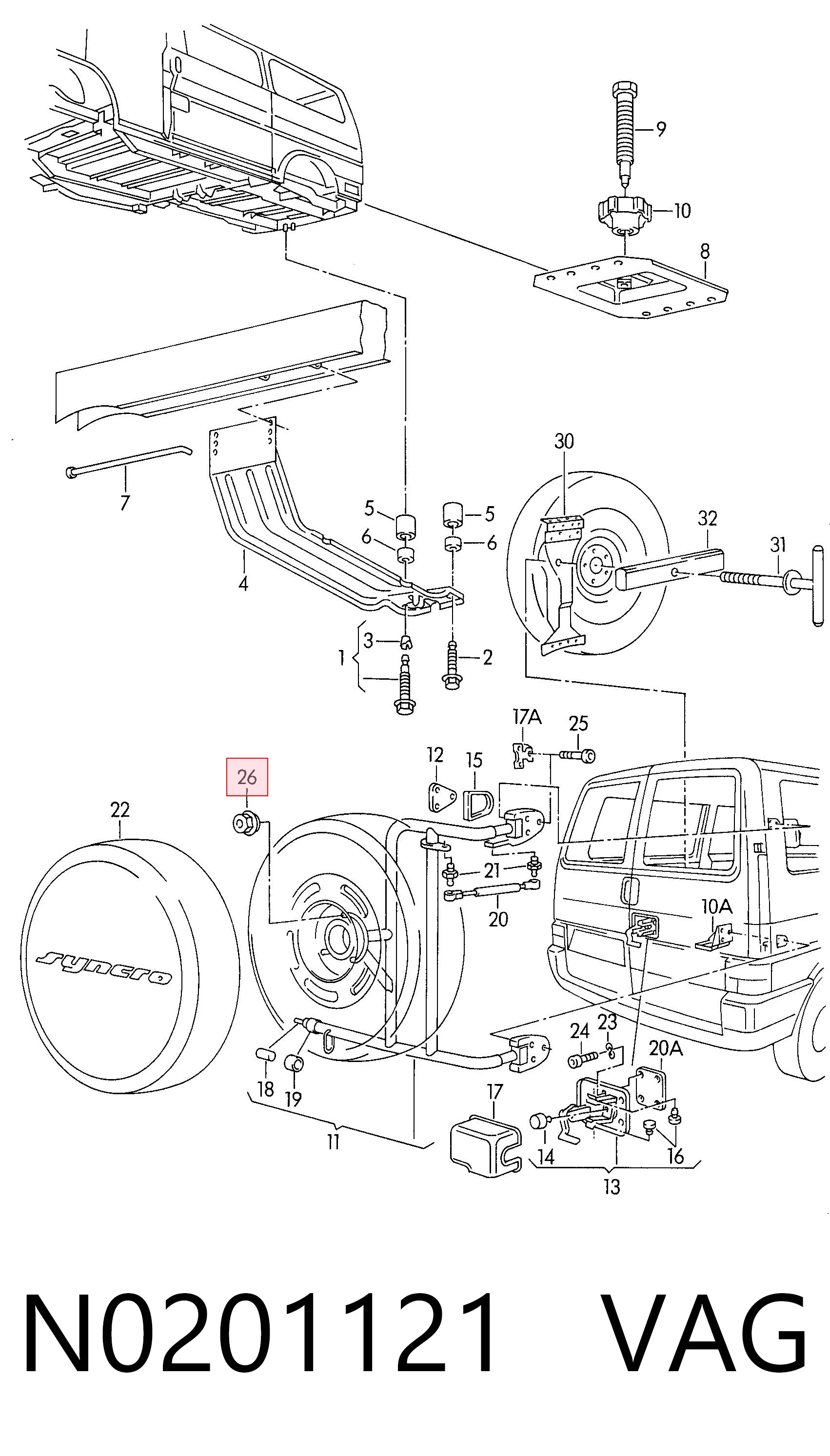 Tuerca seguridad de rueda Volkswagen LT 28-35 I furgoneta (1975 - 1996) precio, desde 2,25 EUR