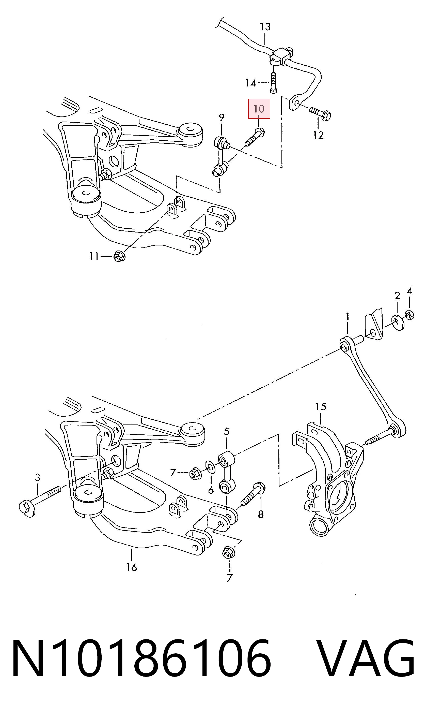  VAG N10186106 precio, desde 6,05 EUR