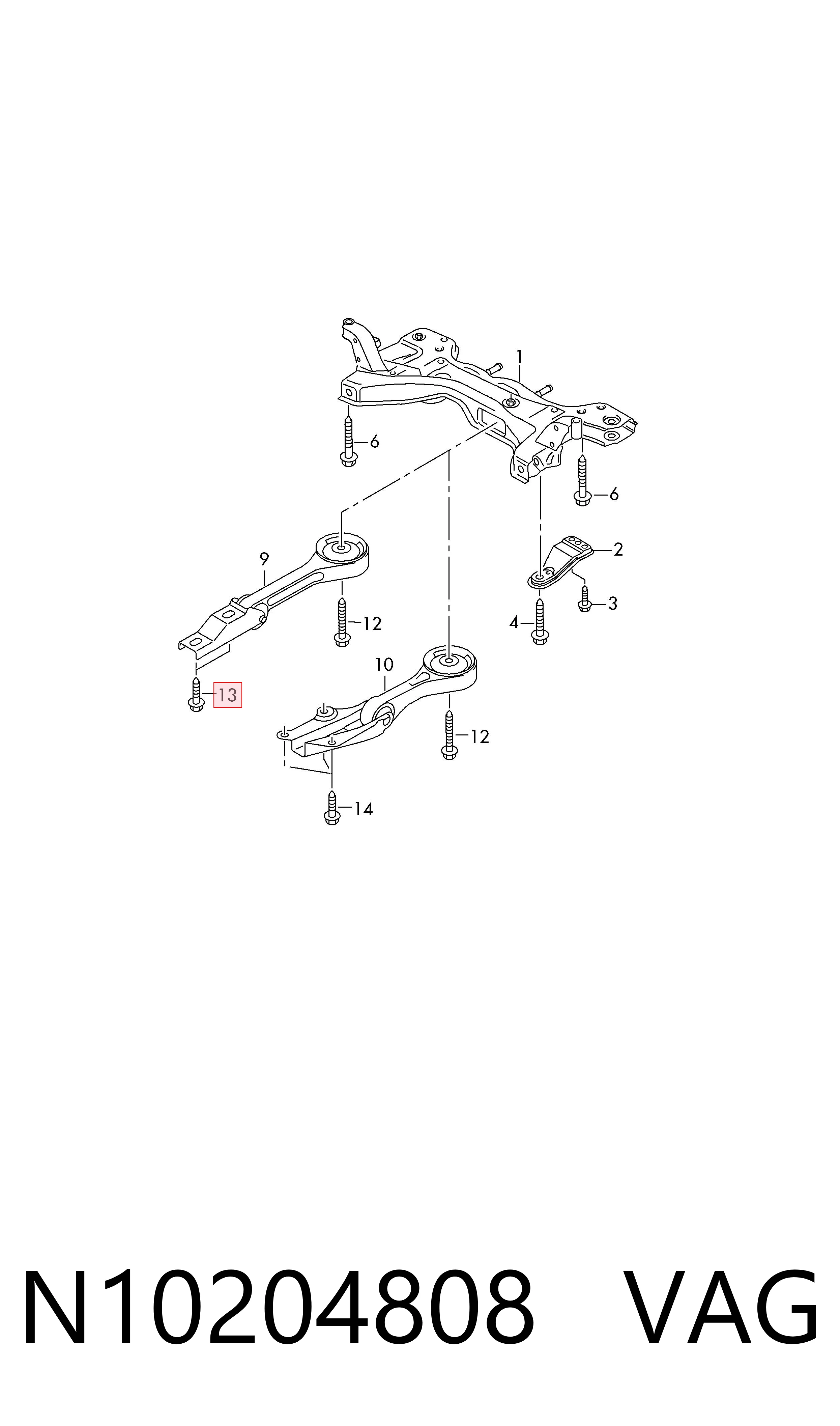 N10204808 VAG Tornillo