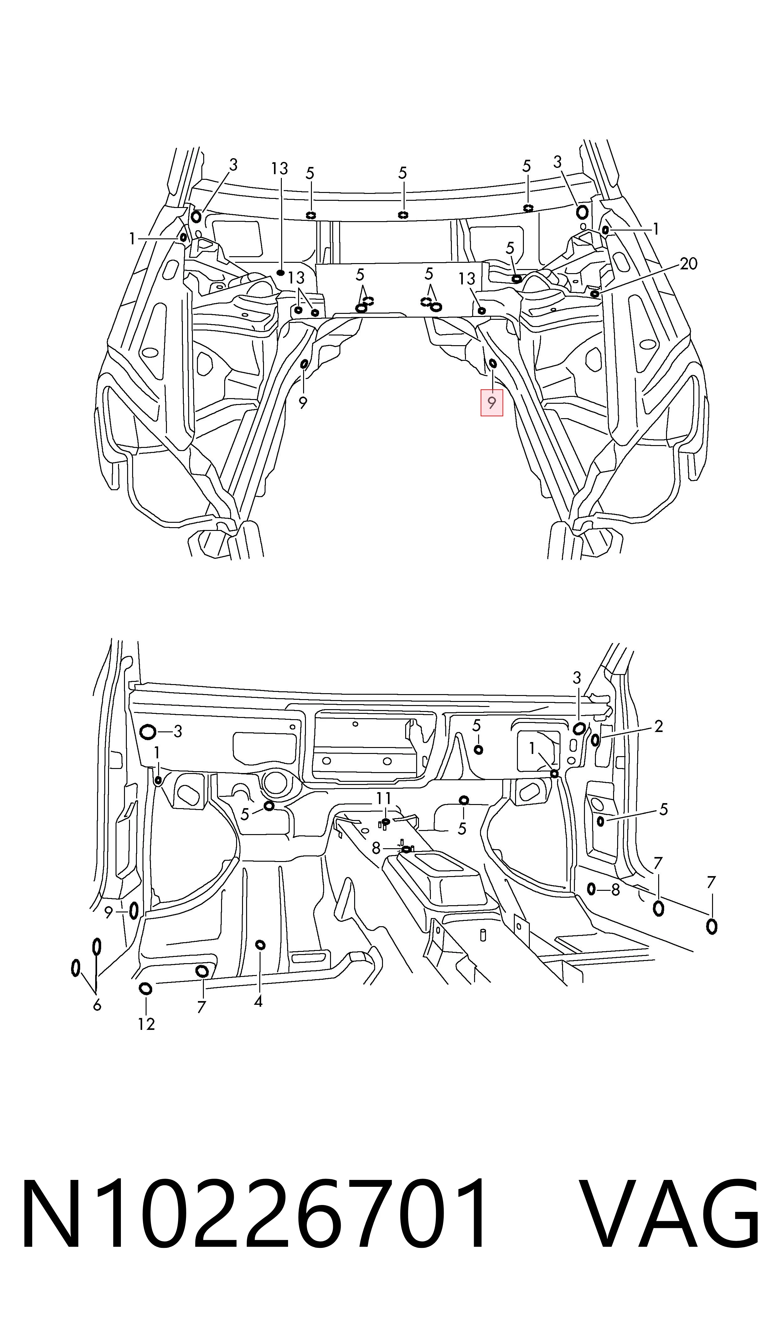  VAG N10226701 precio, desde 0,79 EUR