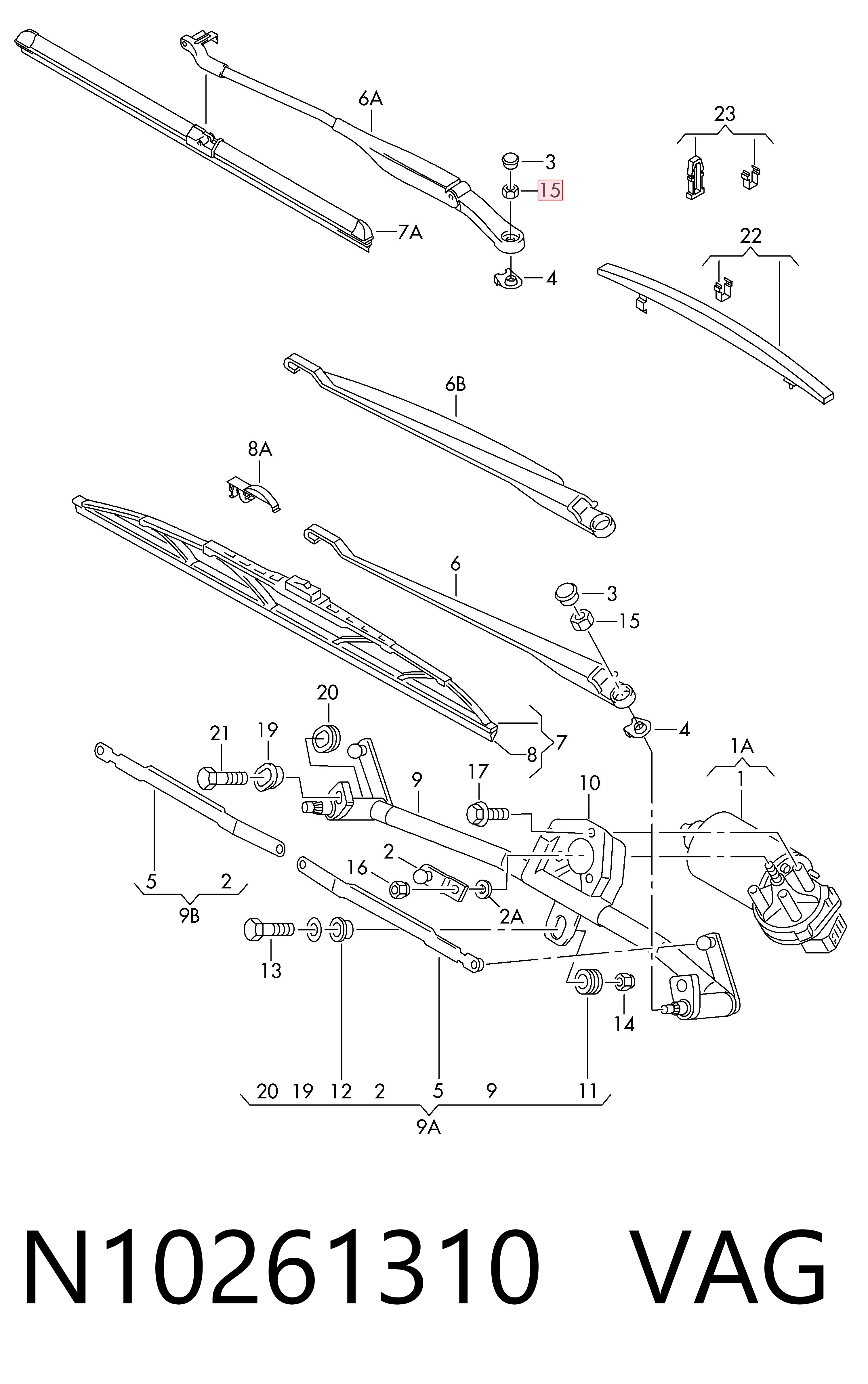 N10261310 VAG Kit correa de distribución