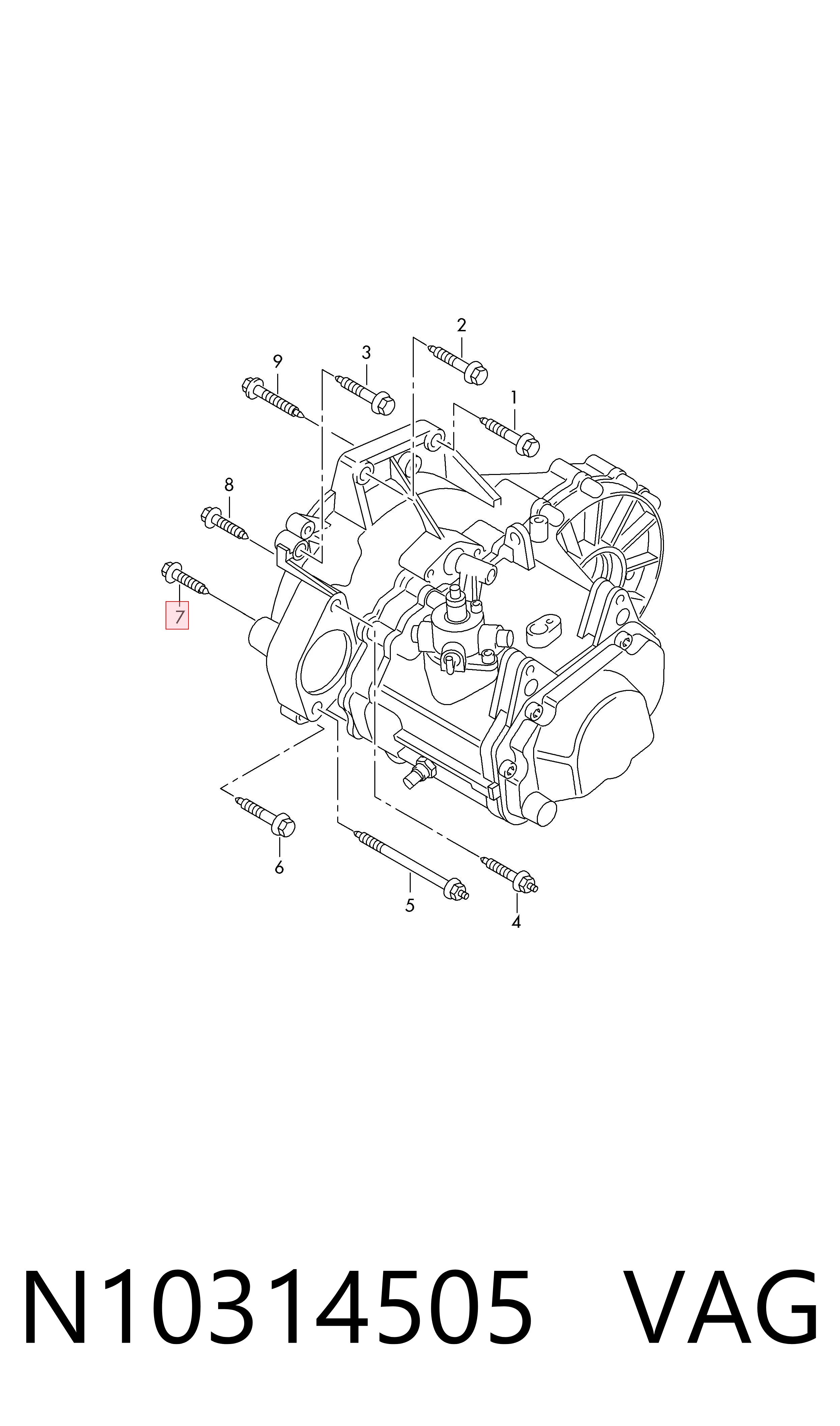  VAG N10314505 precio, desde 4,36 EUR
