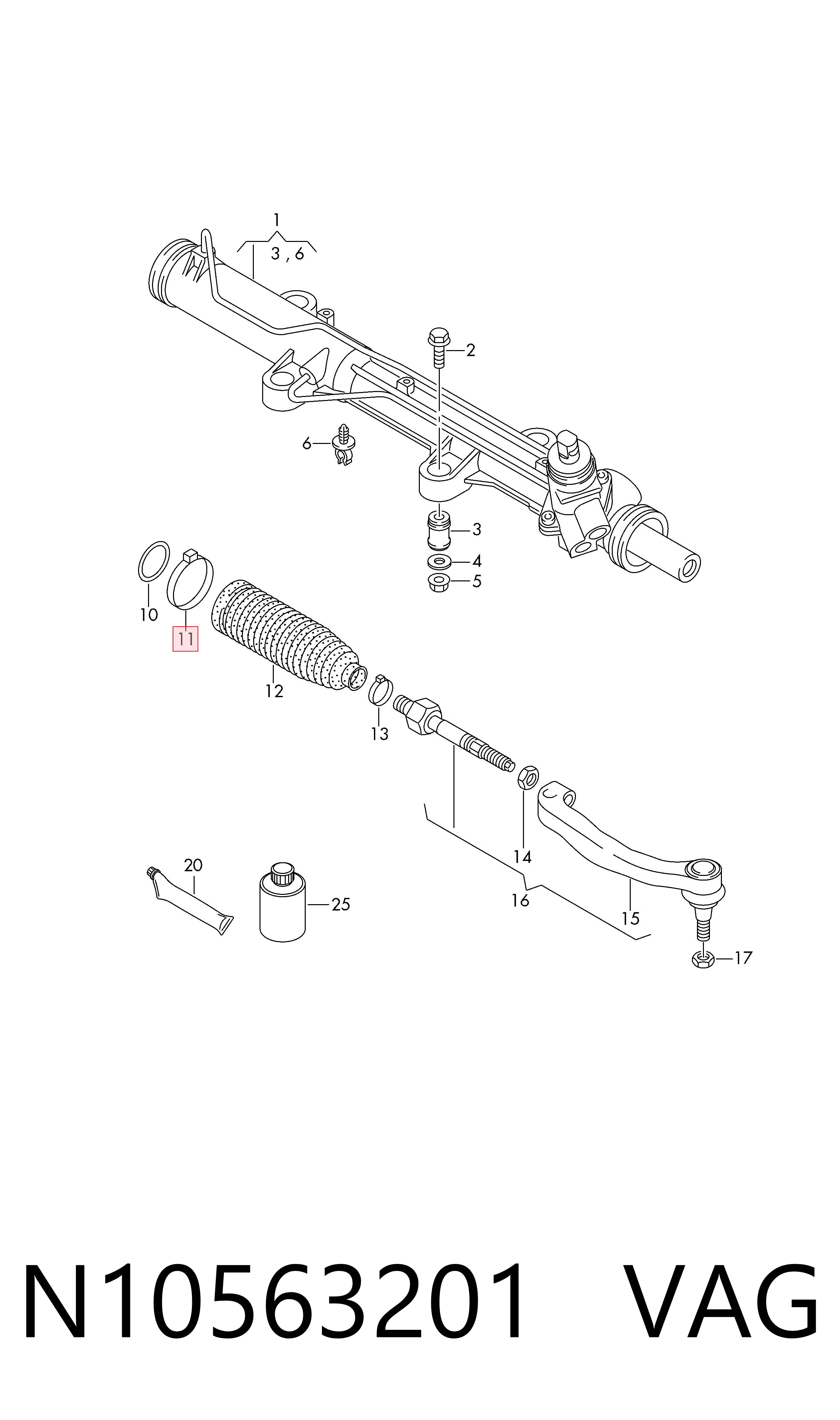  VAG N10563201 precio, desde 5,35 EUR