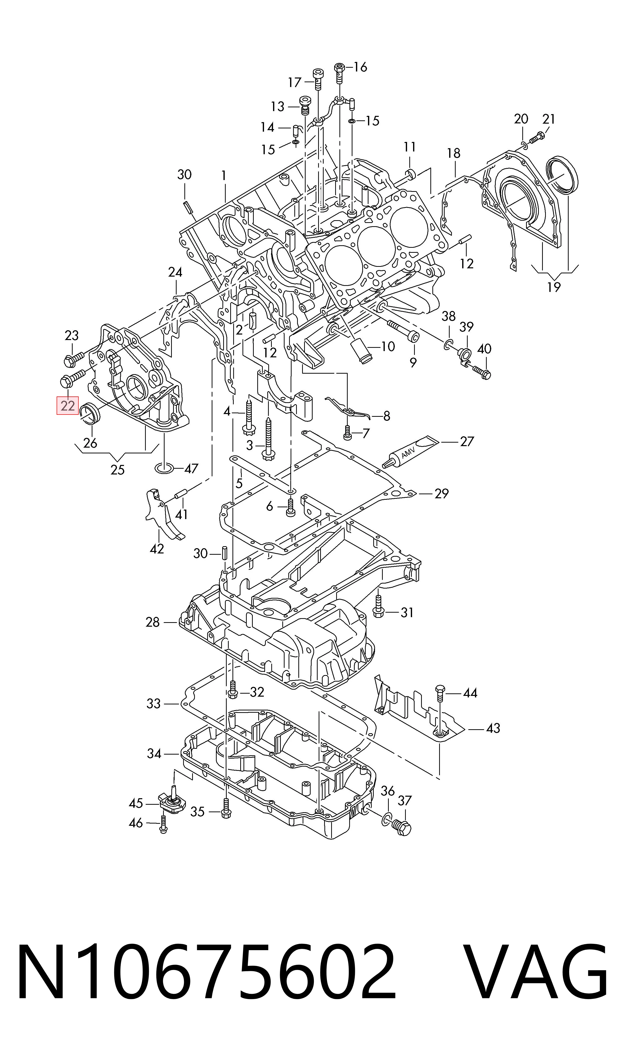 N10675602 VAG Tornillo