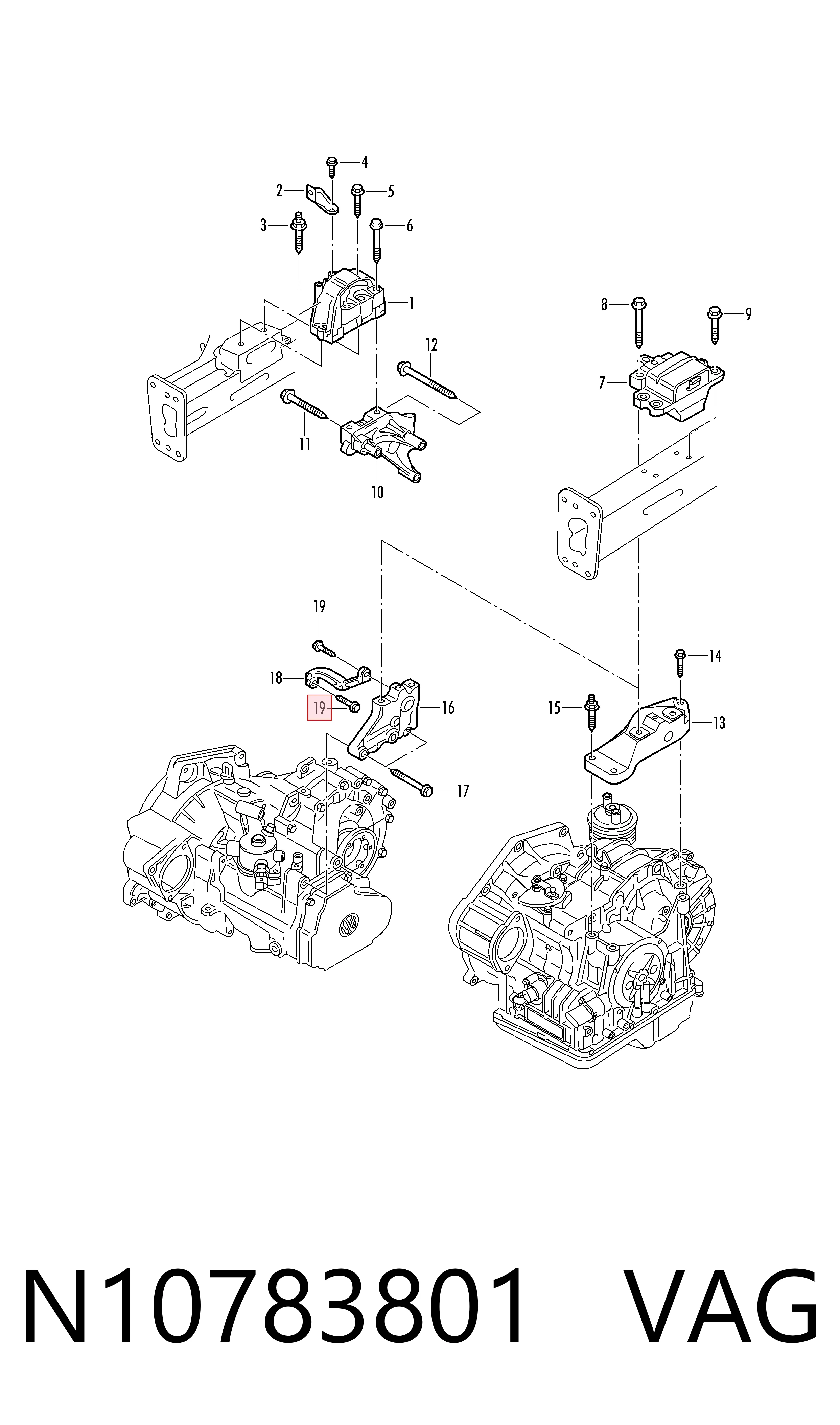  VAG N10783801 precio, desde 2,59 EUR