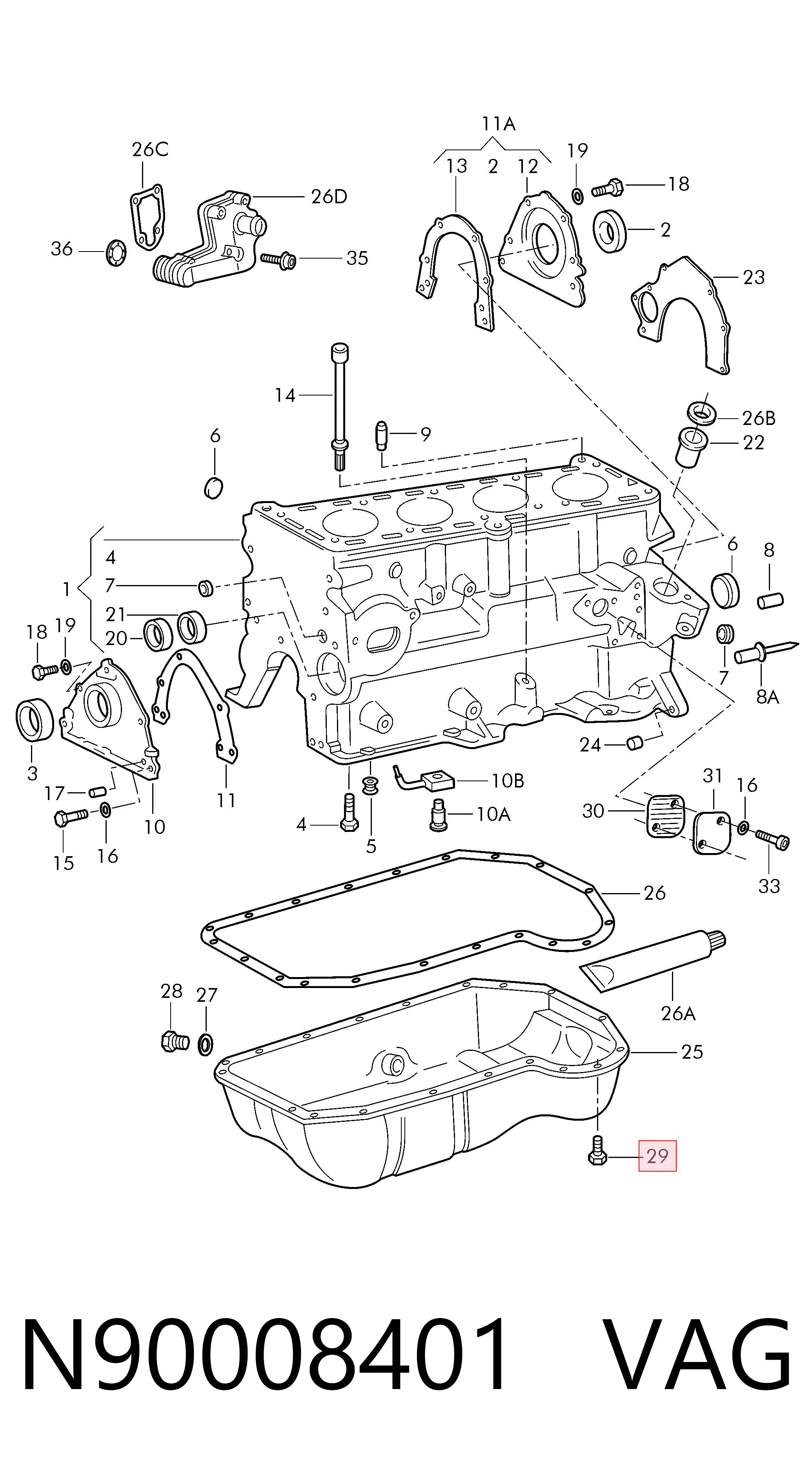 N90008401 VAG 