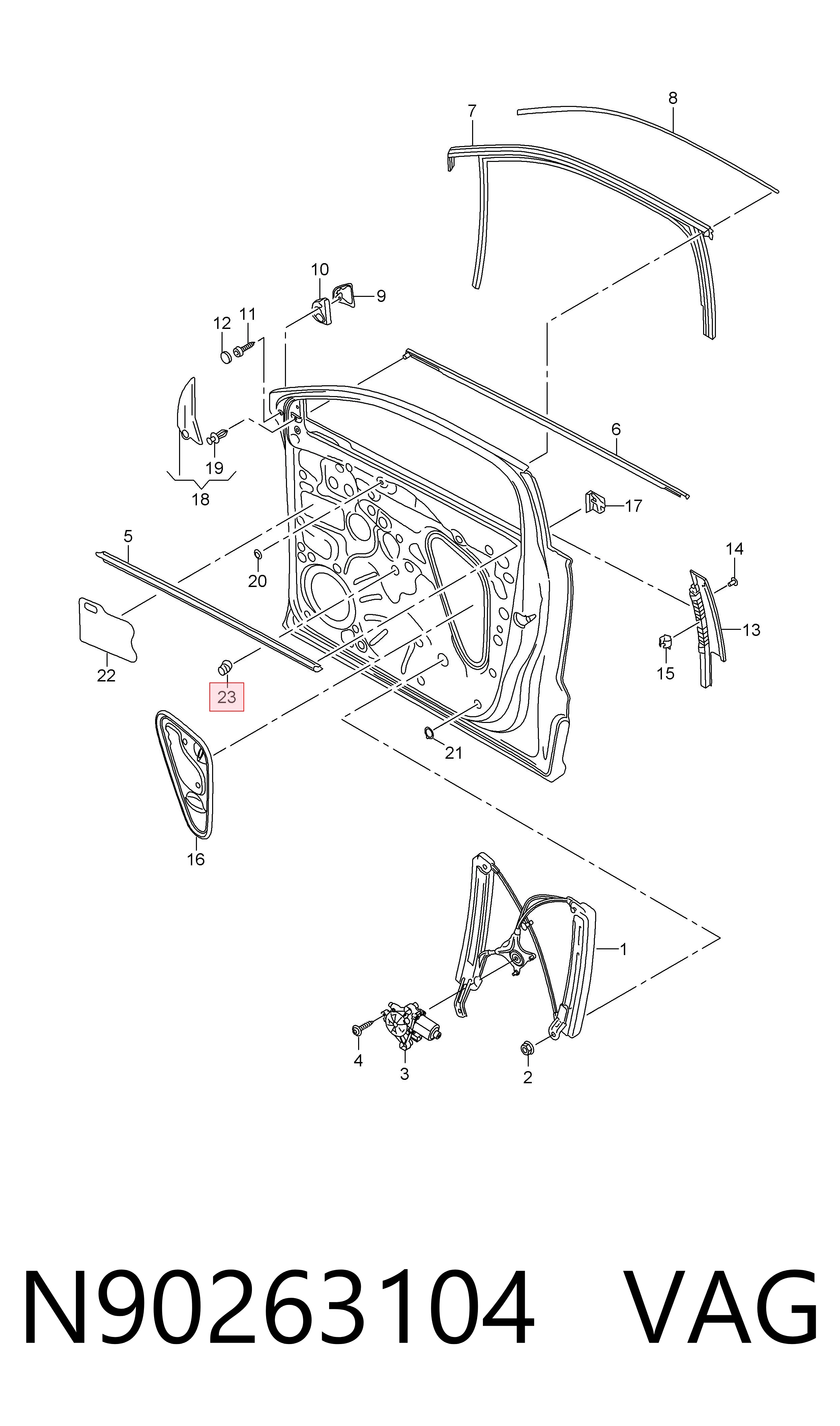  VAG N90263104 precio, desde 1,78 EUR