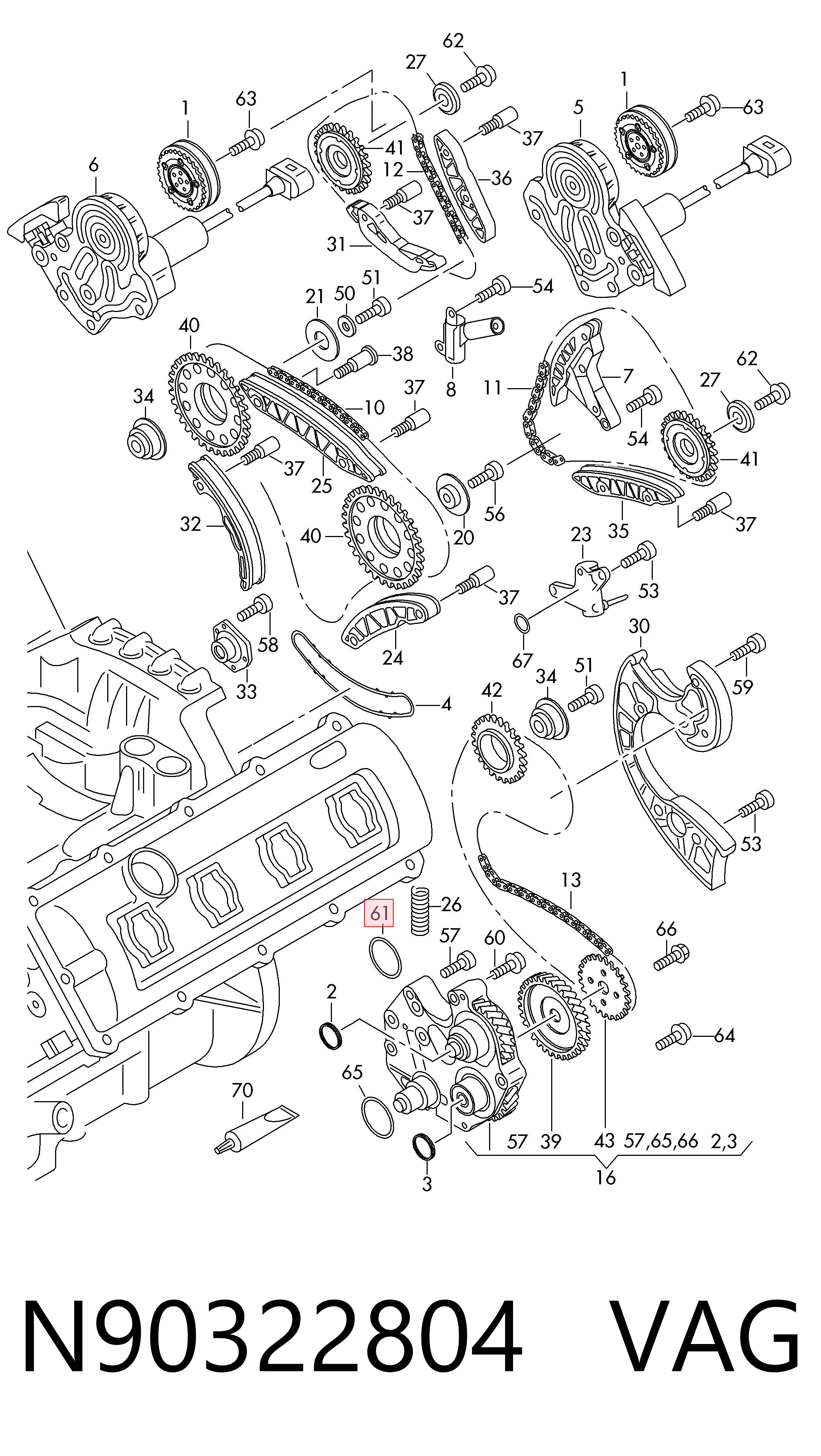 Junta tórica universal VAG N90322804 precio, desde 5,78 EUR