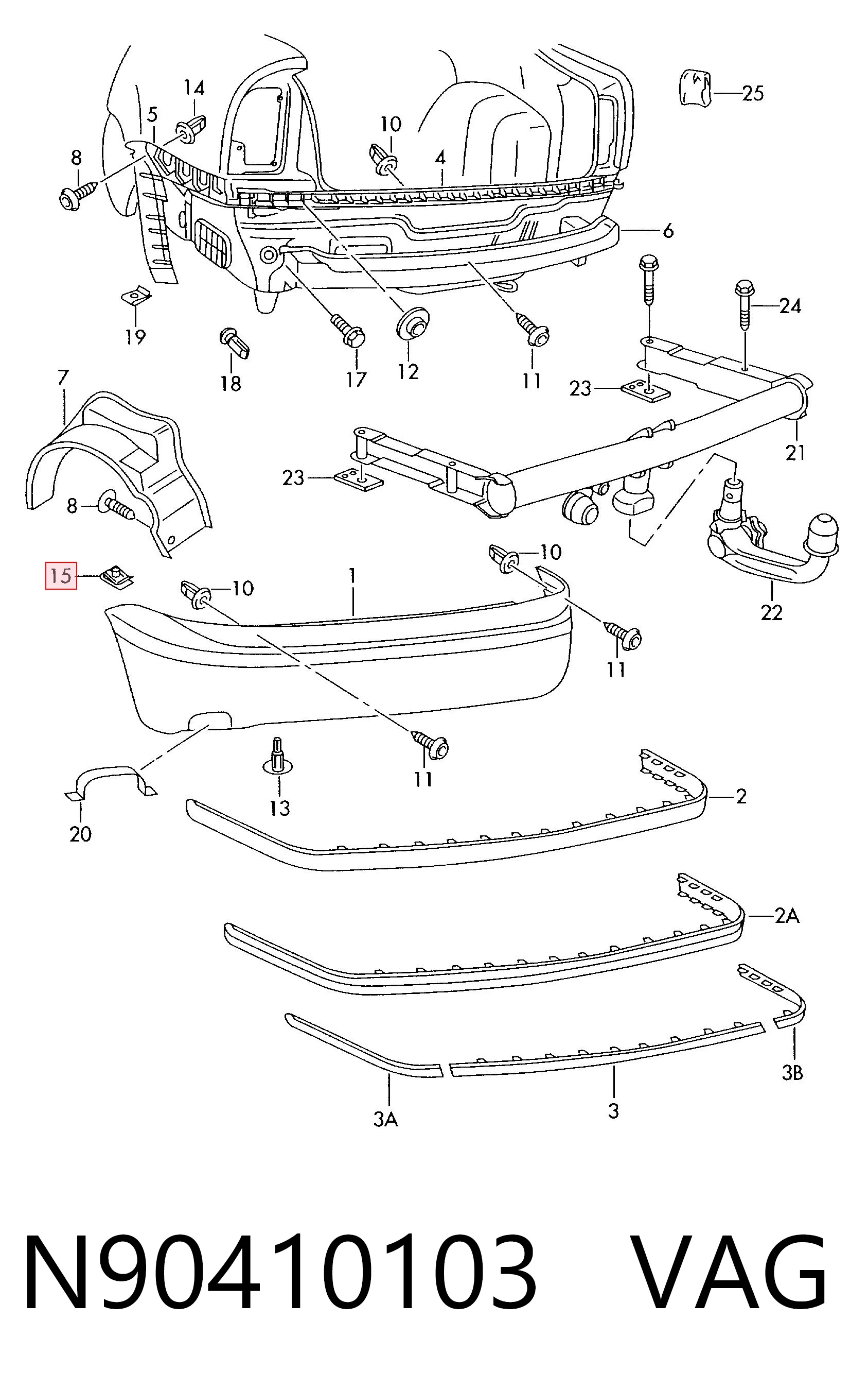  VAG N90410103 precio, desde 1,72 EUR