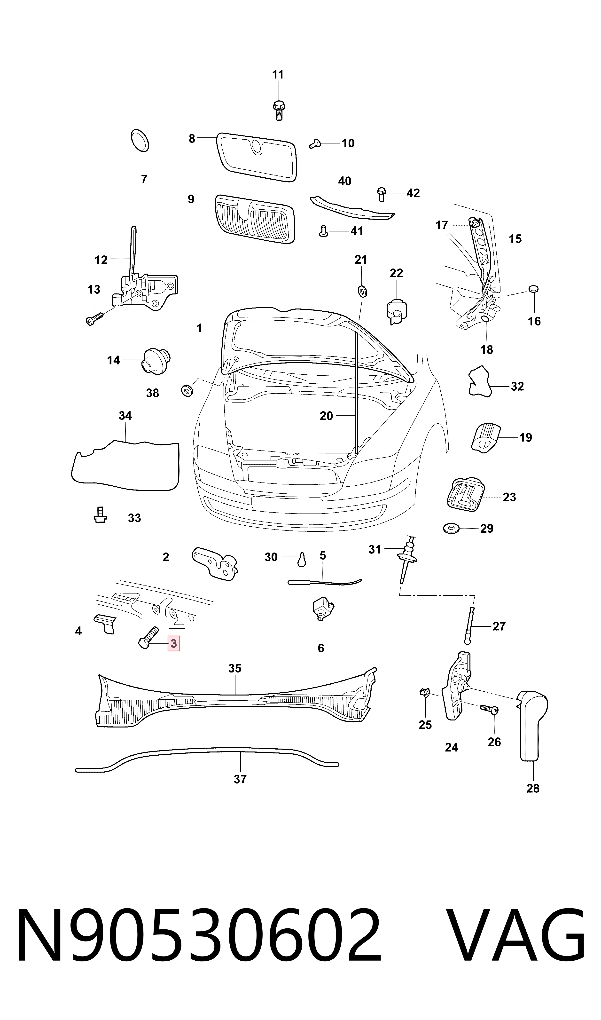  VAG N90530602 precio, desde 1,63 EUR