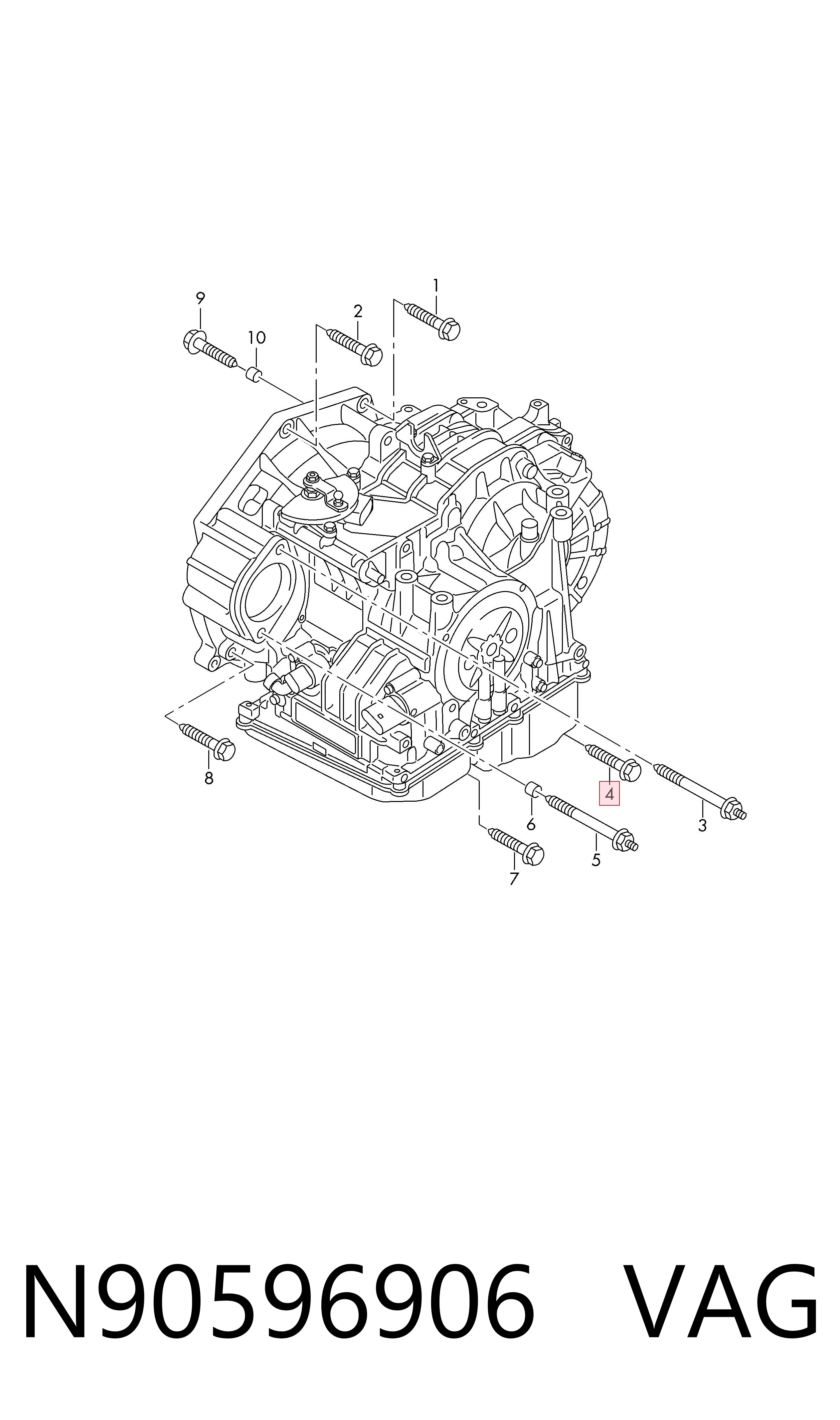 N90596906 VAG Tornillo