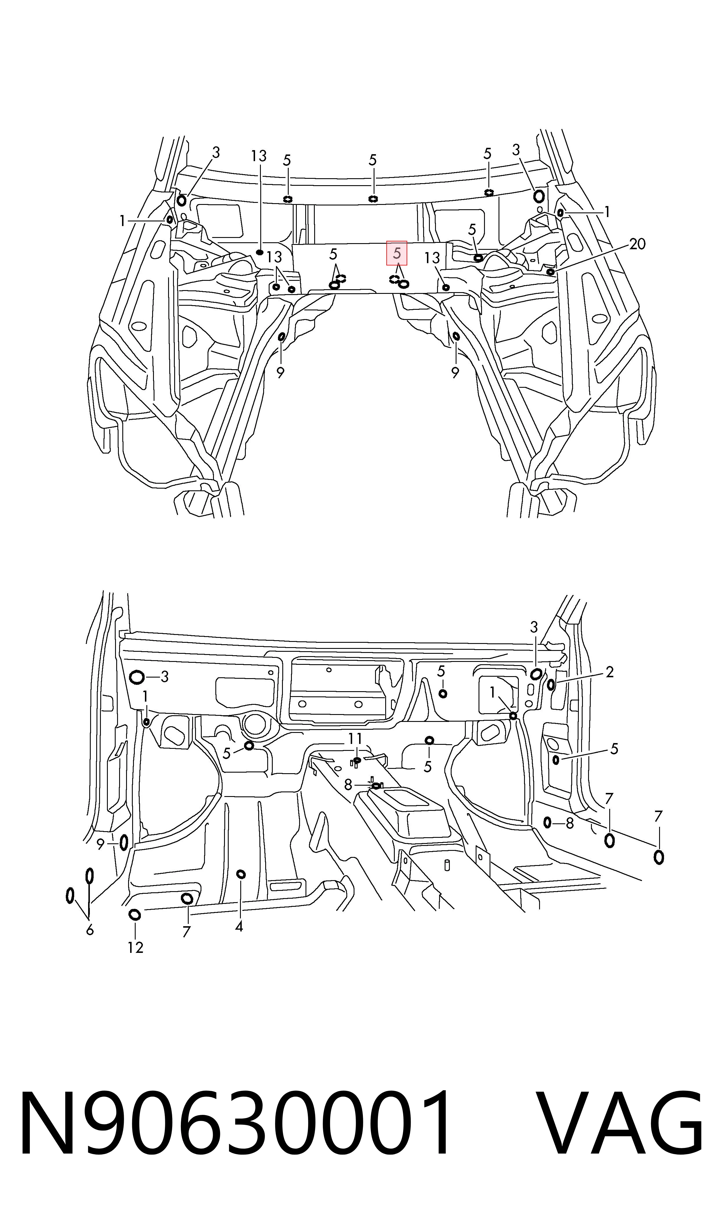 N90630001 VAG 