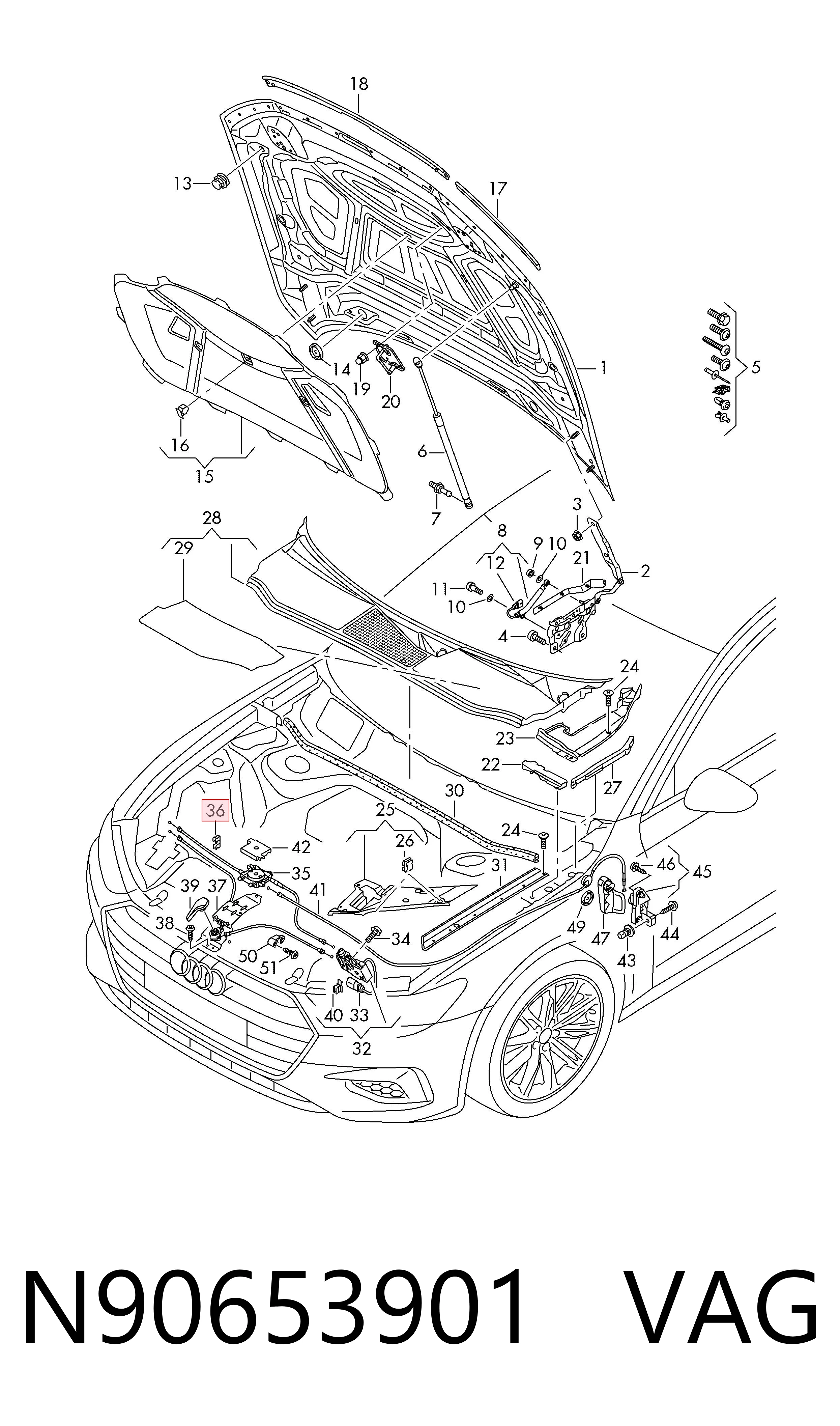  VAG N90653901 precio, desde 0,94 EUR