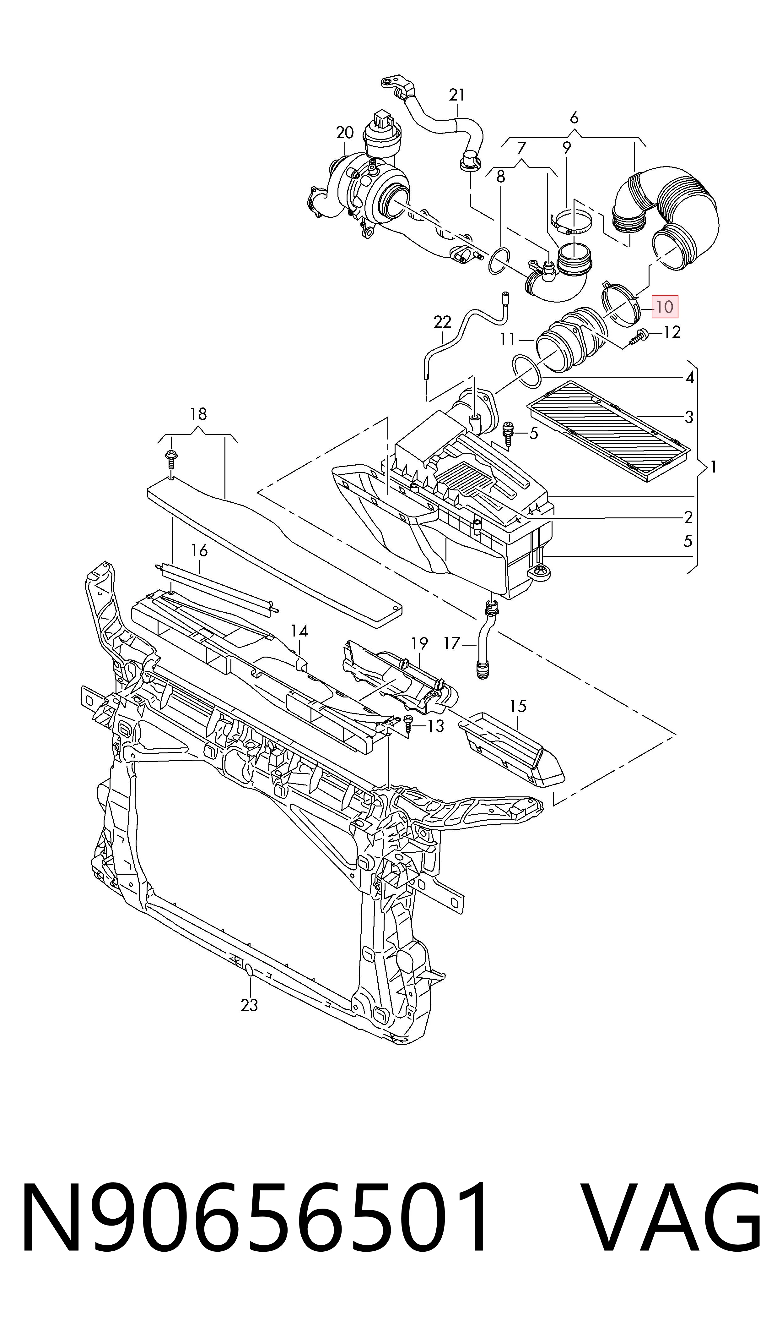  VAG N90656501 precio, desde 11,25 EUR