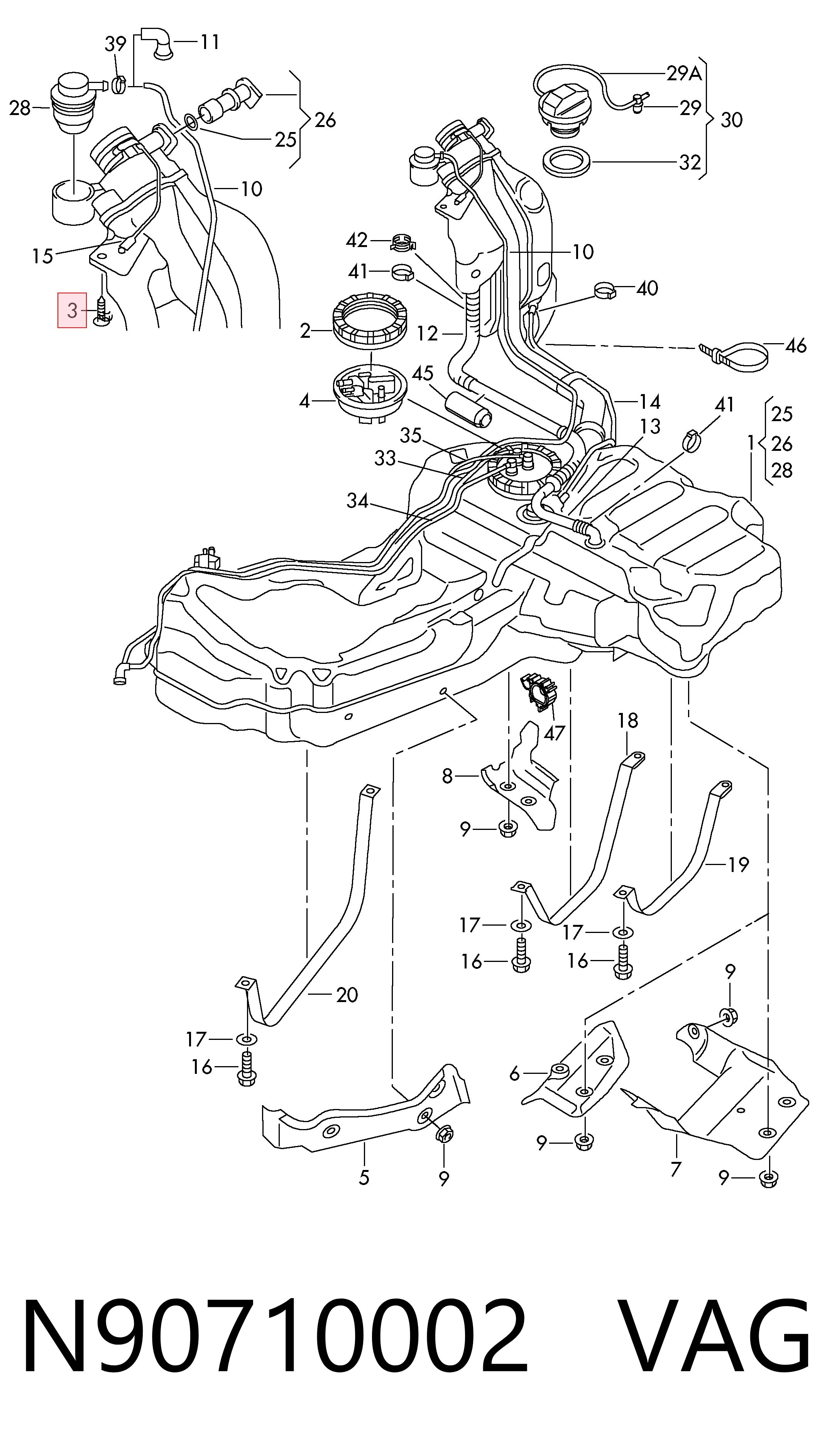 N90710002 VAG 