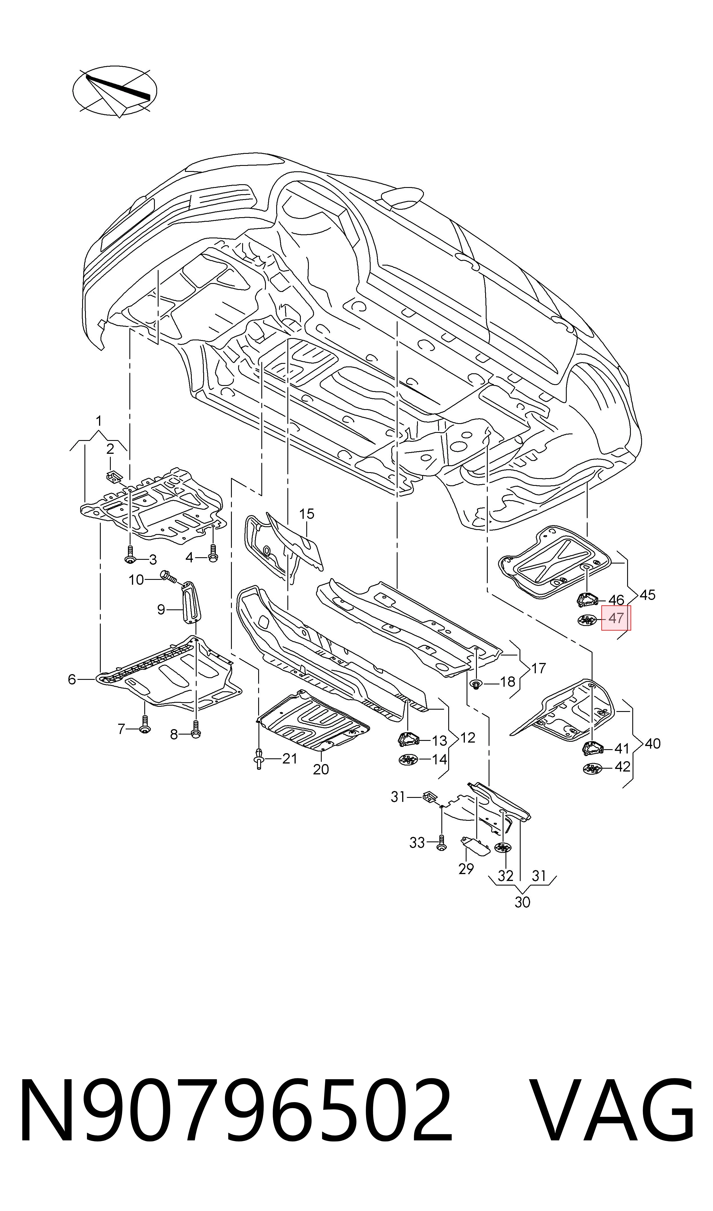 Arandela elástica VAG N90796502 precio, desde 0,82 EUR