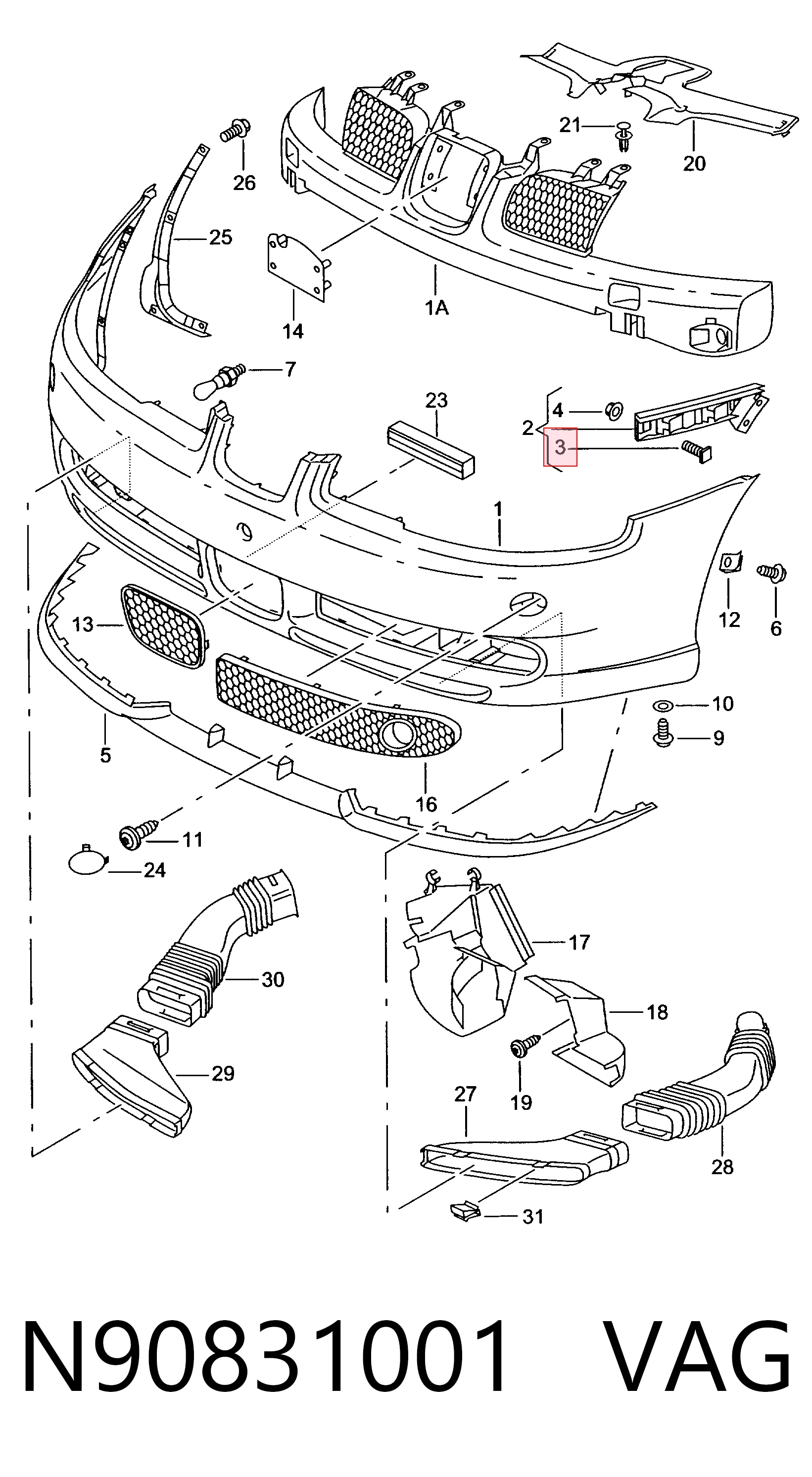 N90831001 VAG