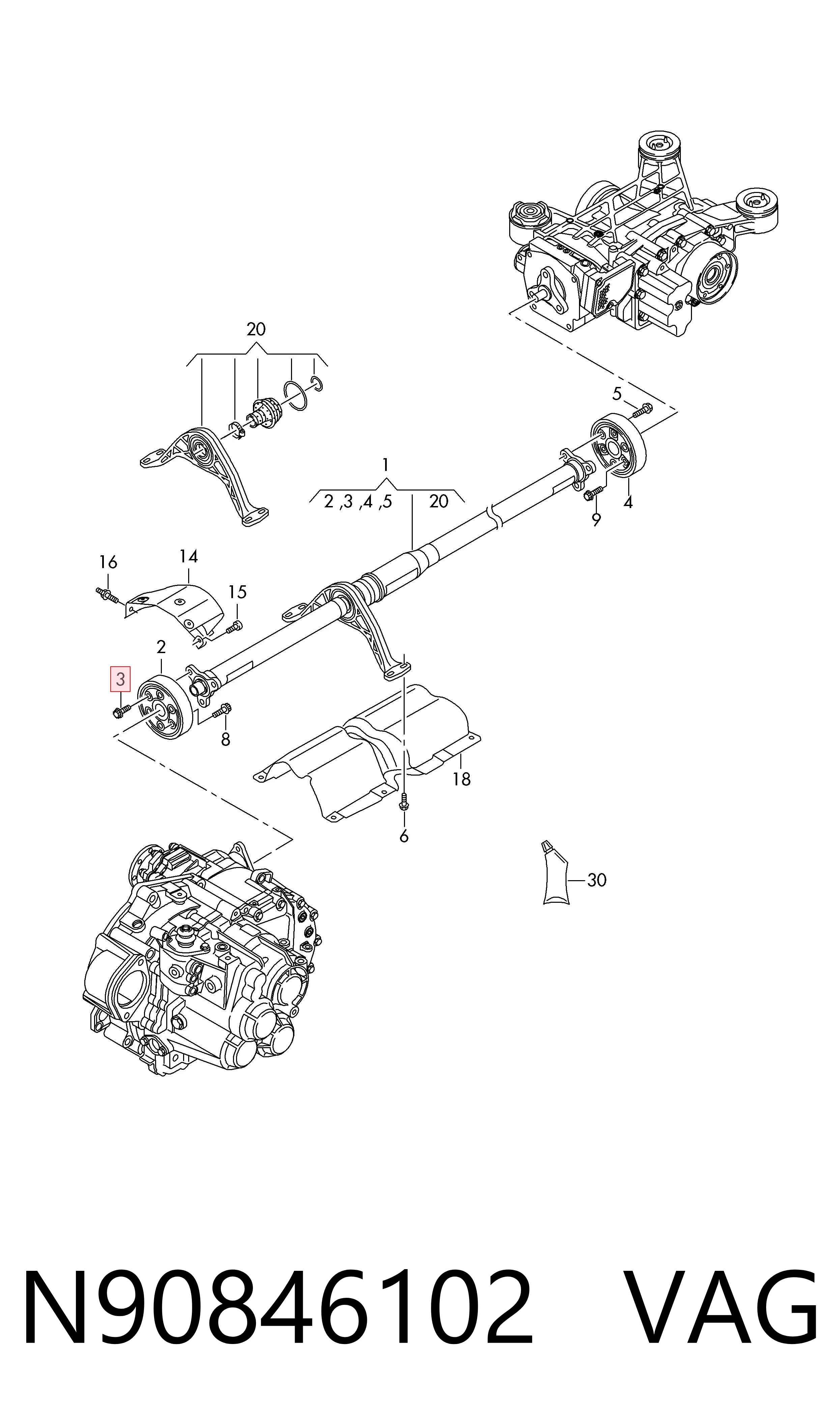  VAG N90846102 precio, desde 1,27 EUR