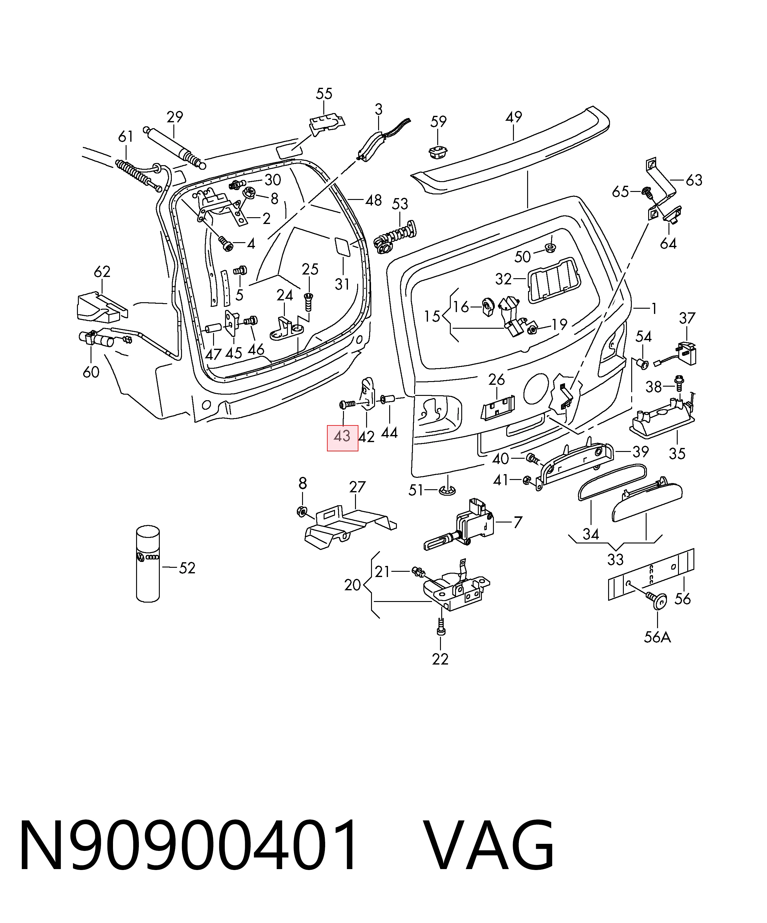 N90900401 VAG 