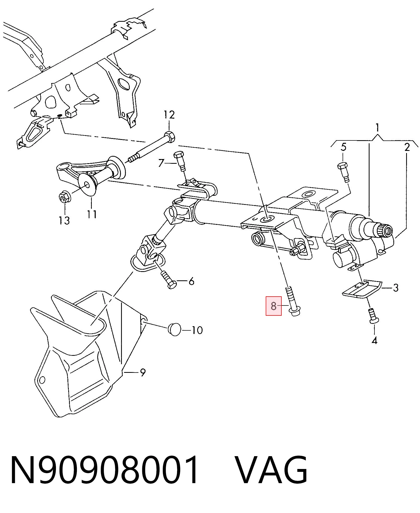 N90908001 VAG 