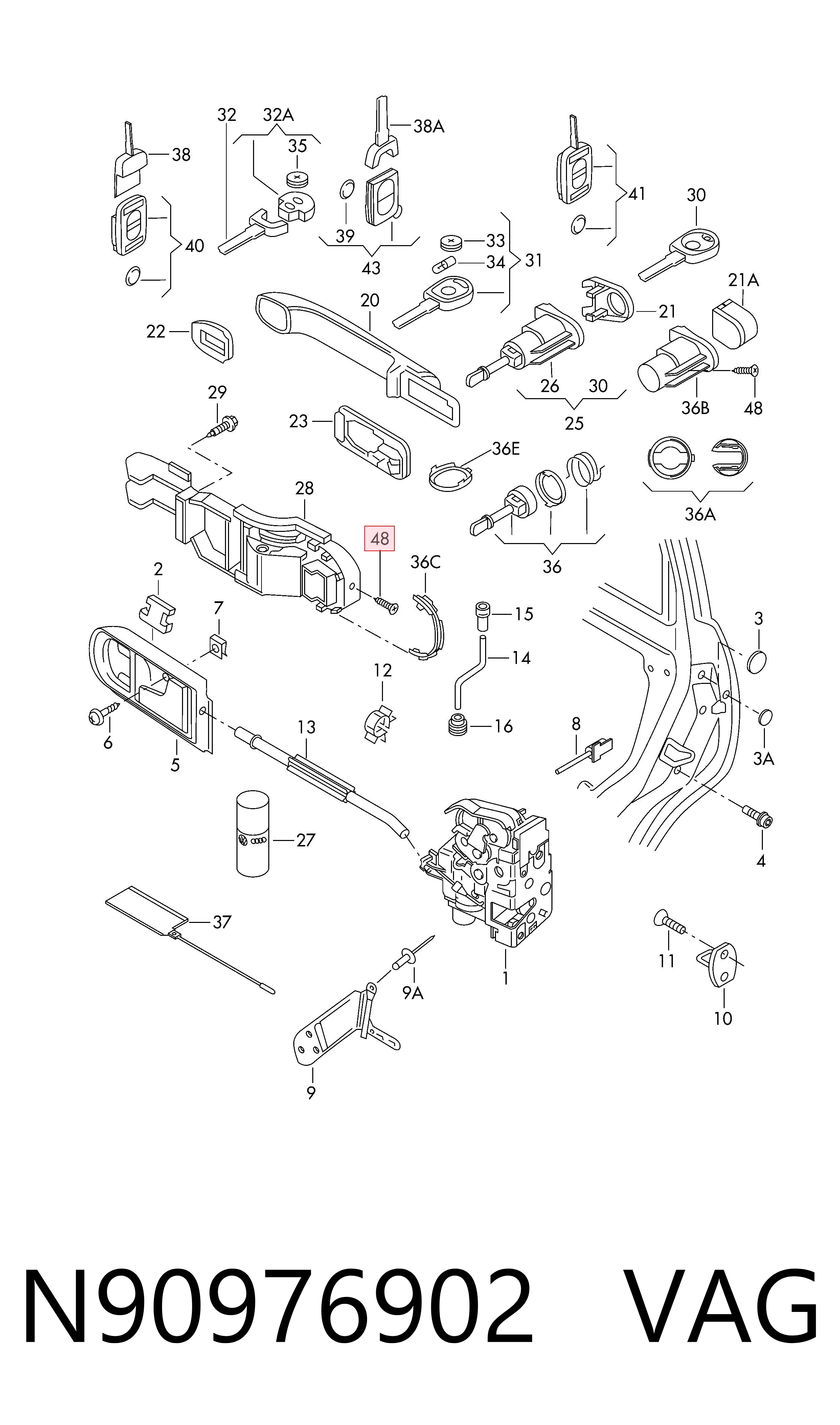  VAG N90976902 precio, desde 0,33 EUR