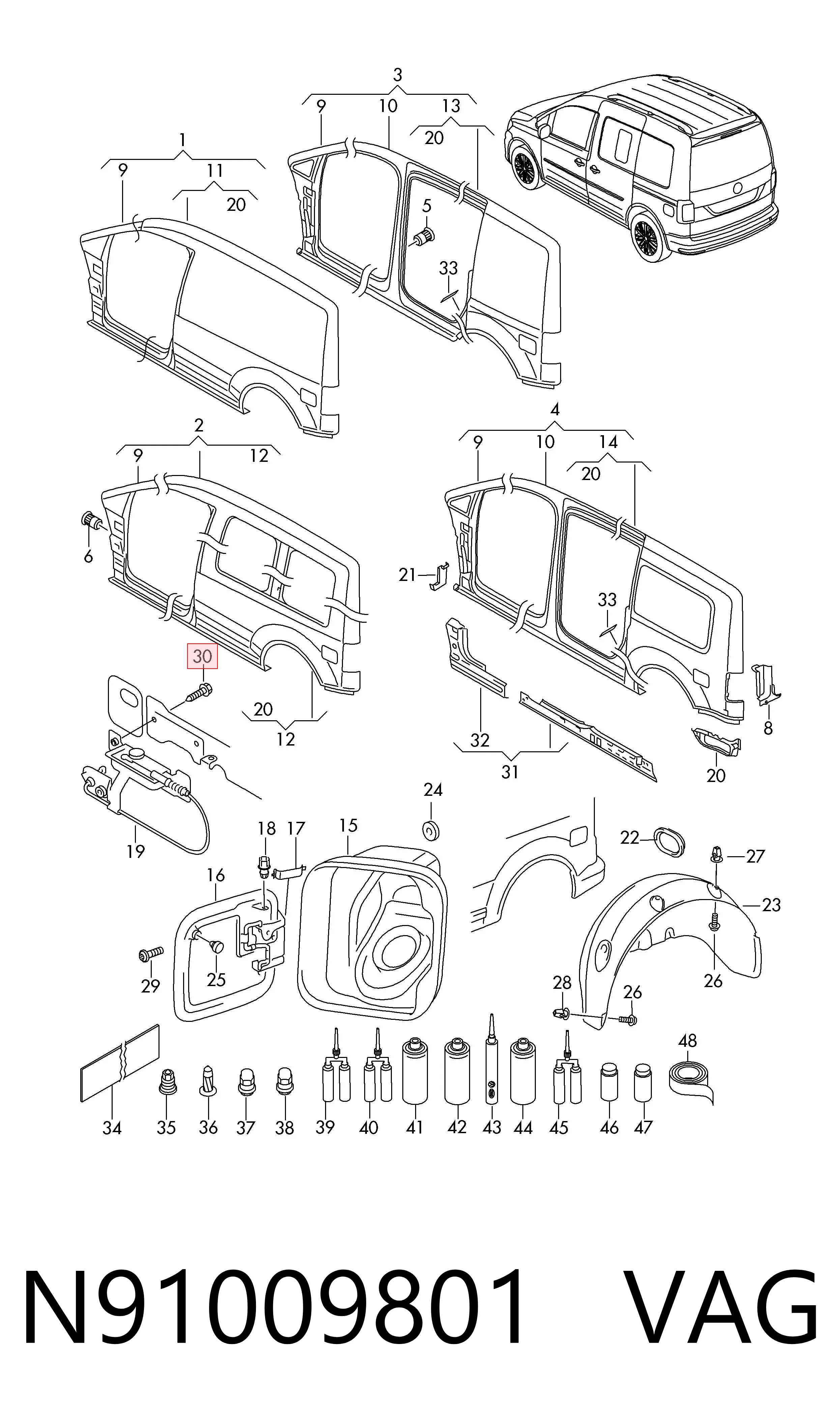 N91009801 VAG 