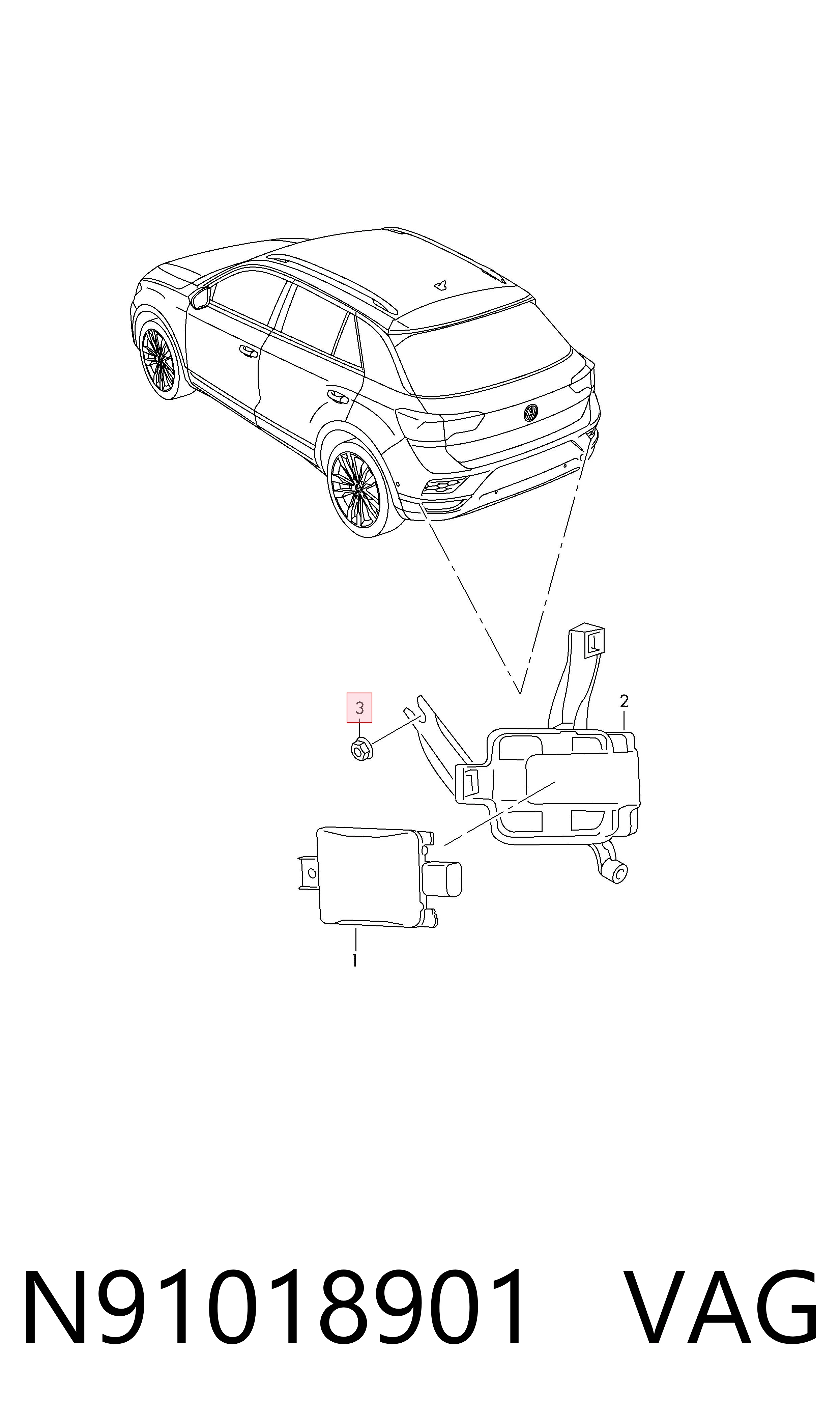  VAG N91018901 precio, desde 1,72 EUR