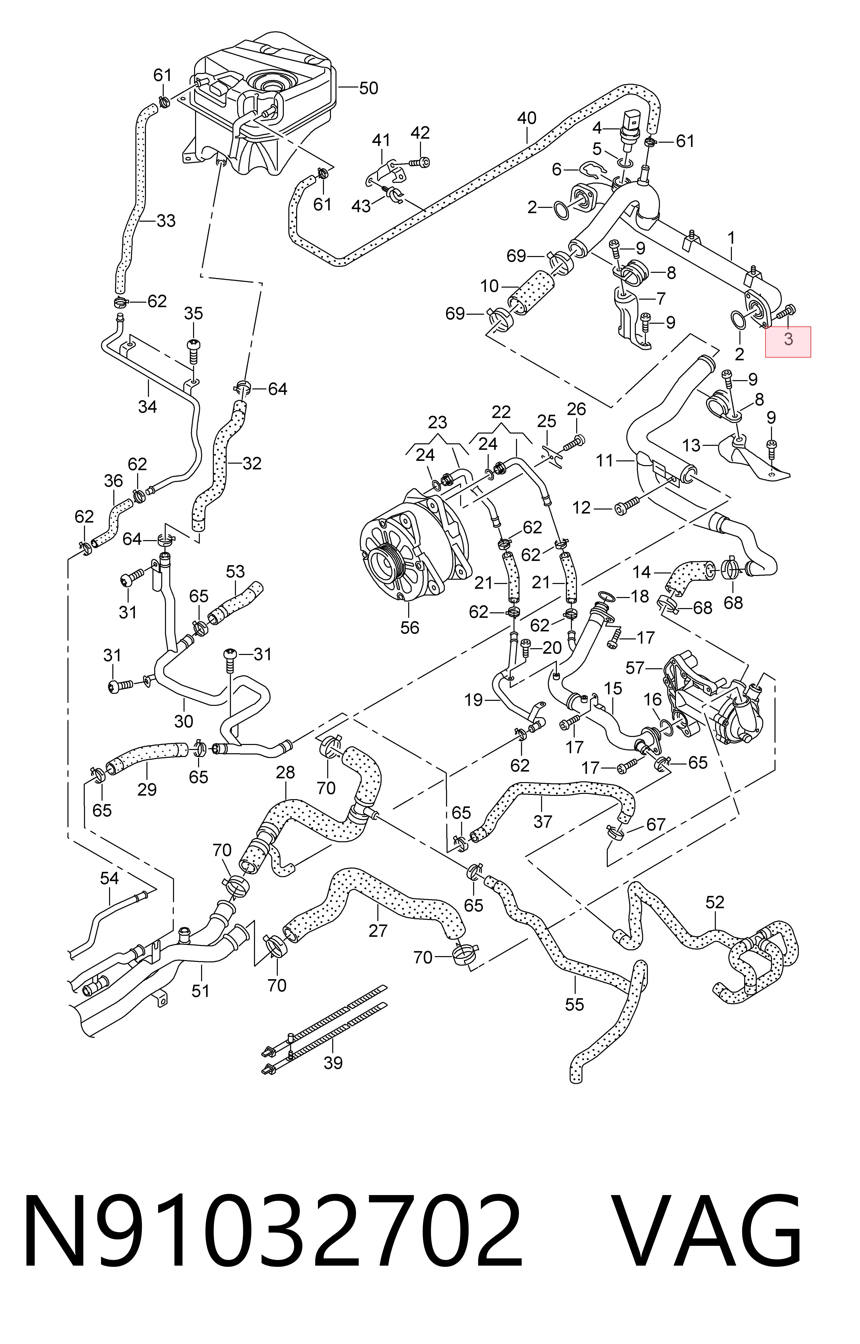  VAG N91032702 precio, desde 1,66 EUR