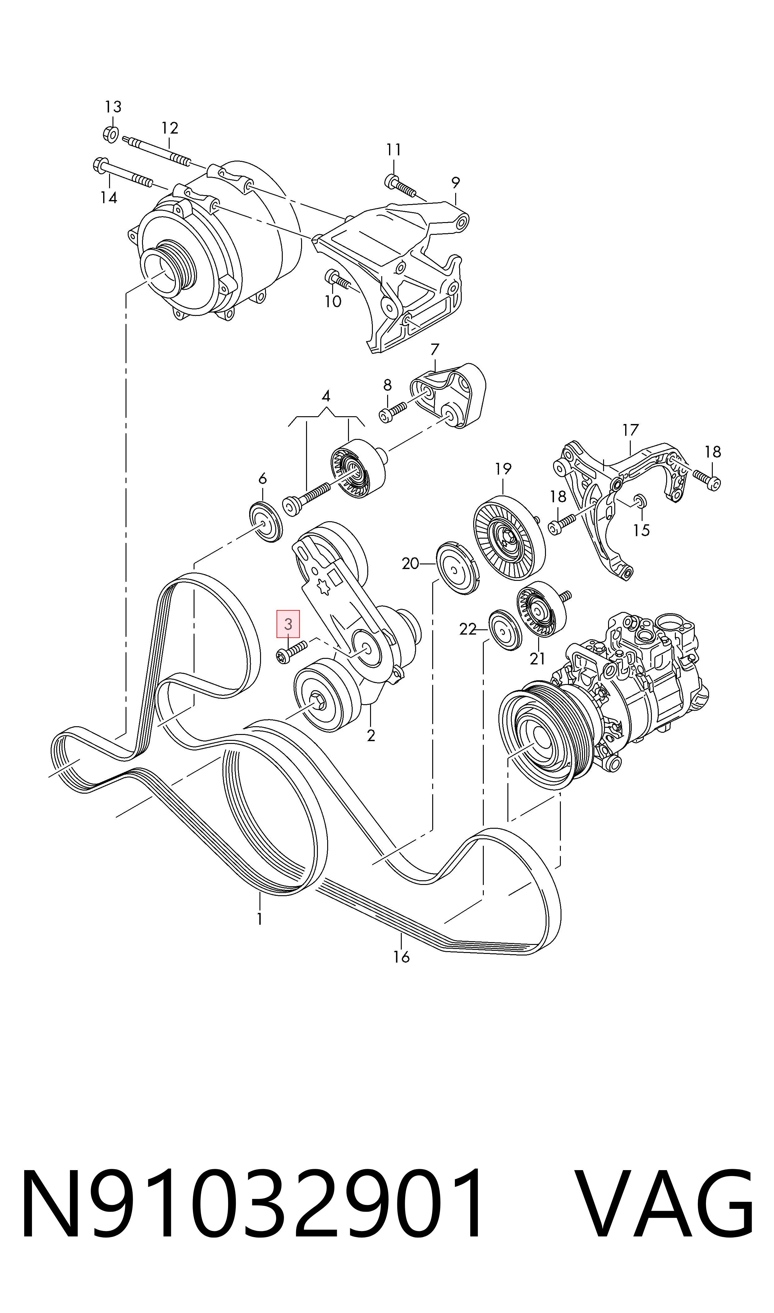  VAG N91032901 precio, desde 12,31 EUR