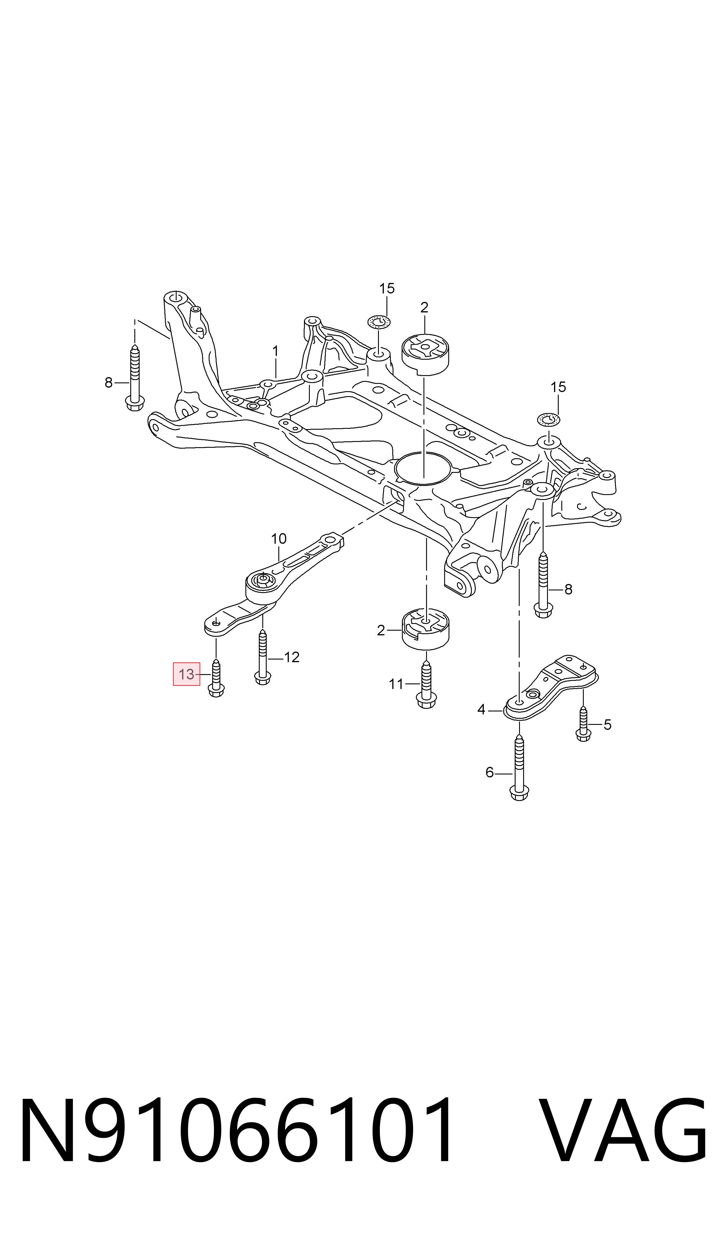 N91066101 VAG Tornillo