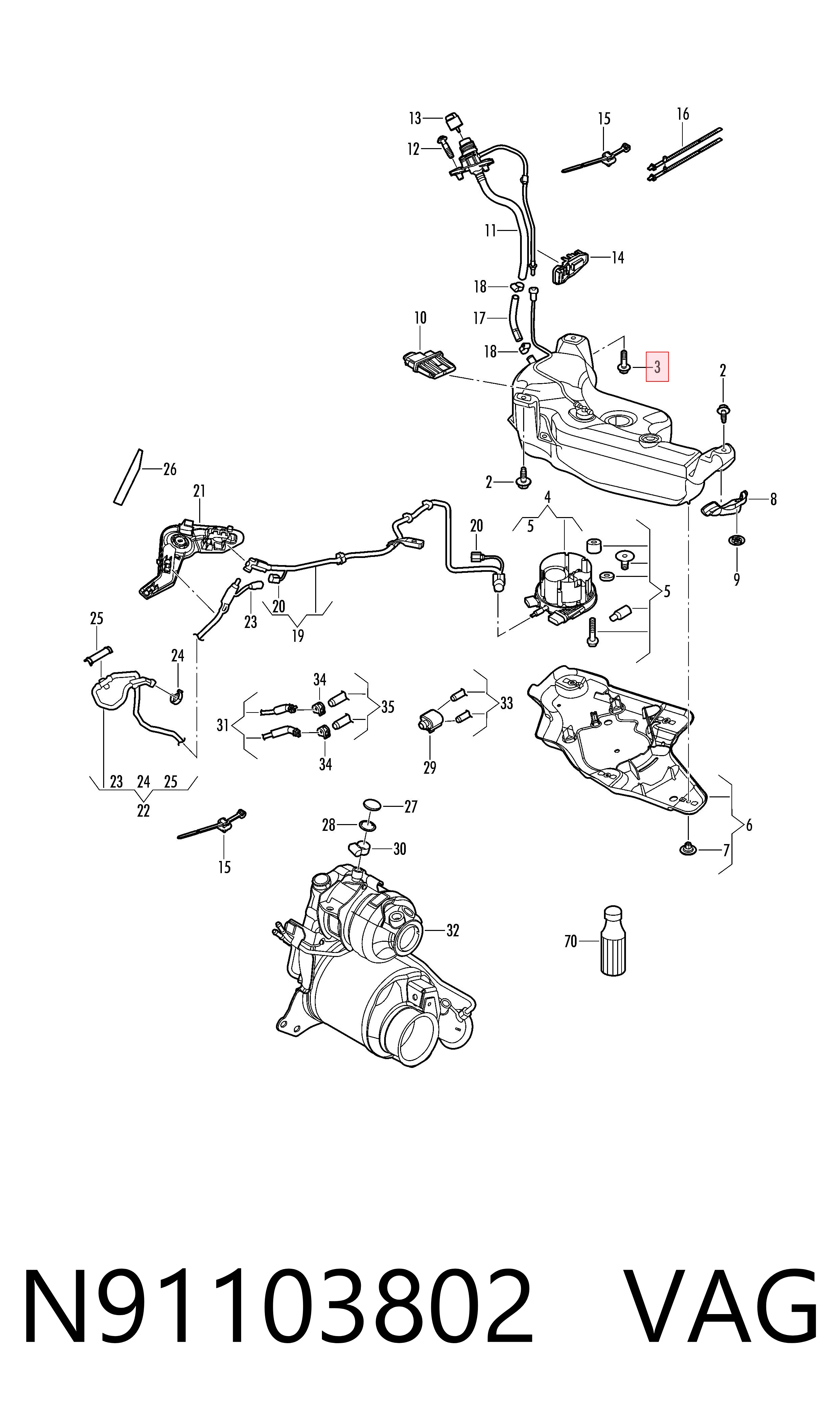  VAG N91103802 precio, desde 4,90 EUR