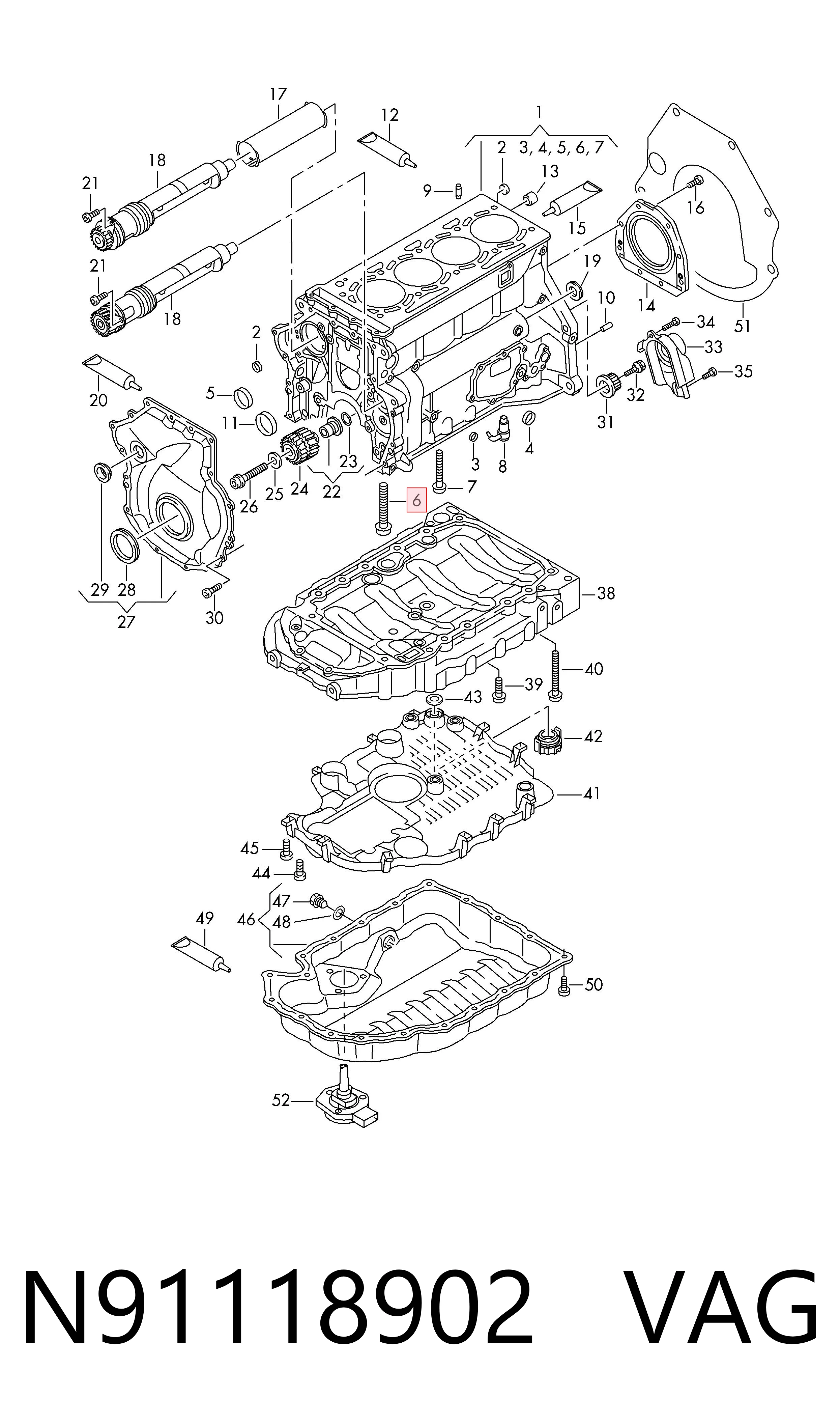 N91118902 VAG Tornillo