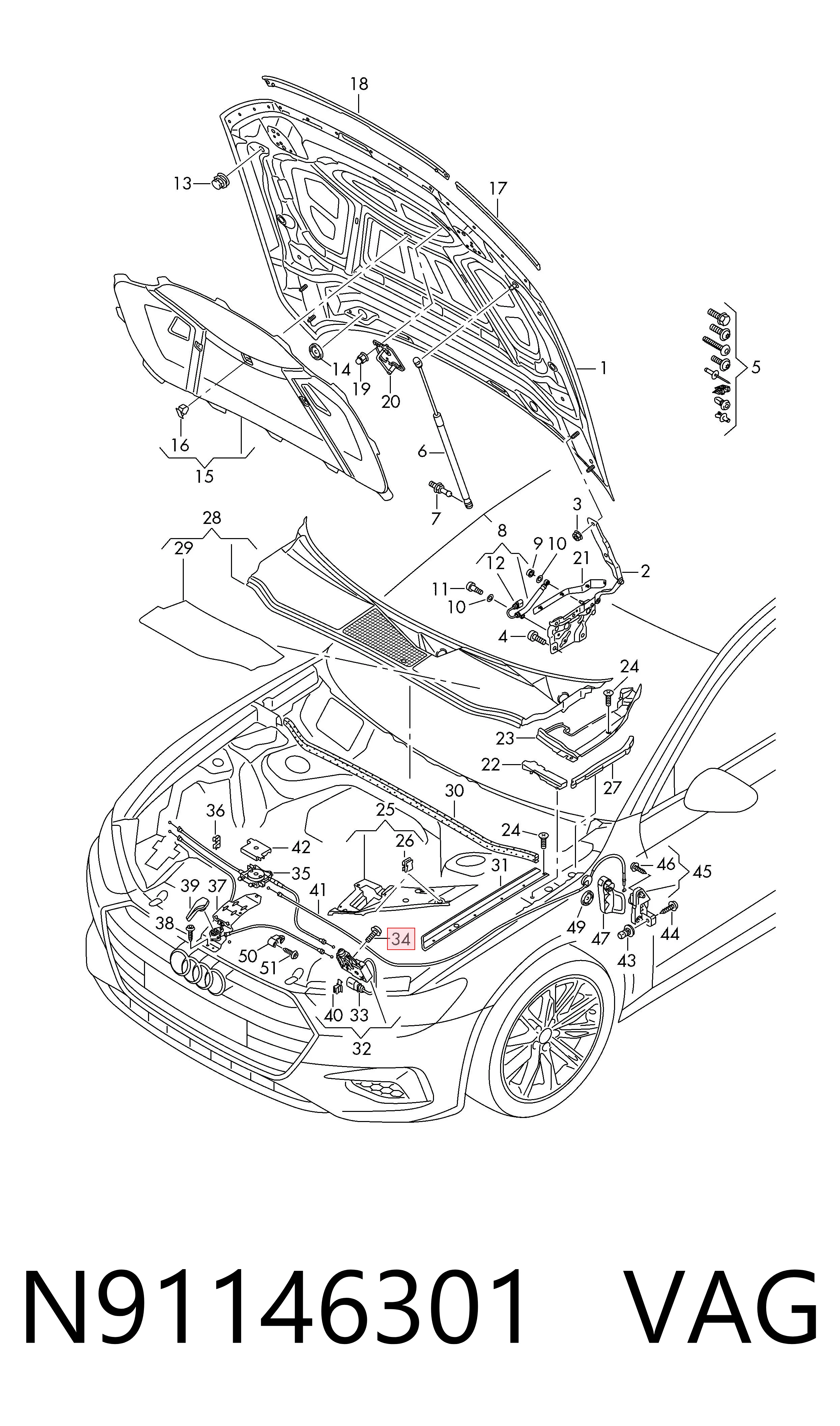  VAG N91146301 precio, desde 2,06 EUR