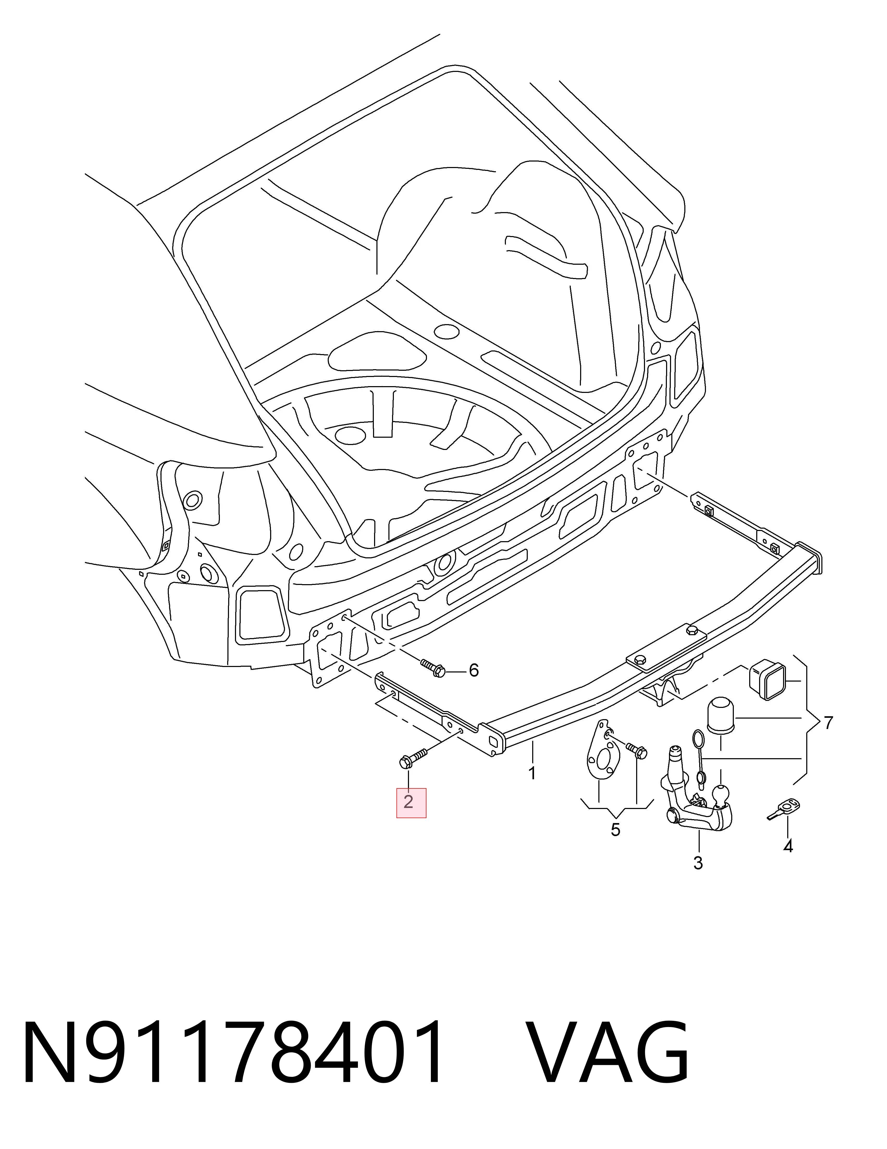 N91178401 VAG Tornillo