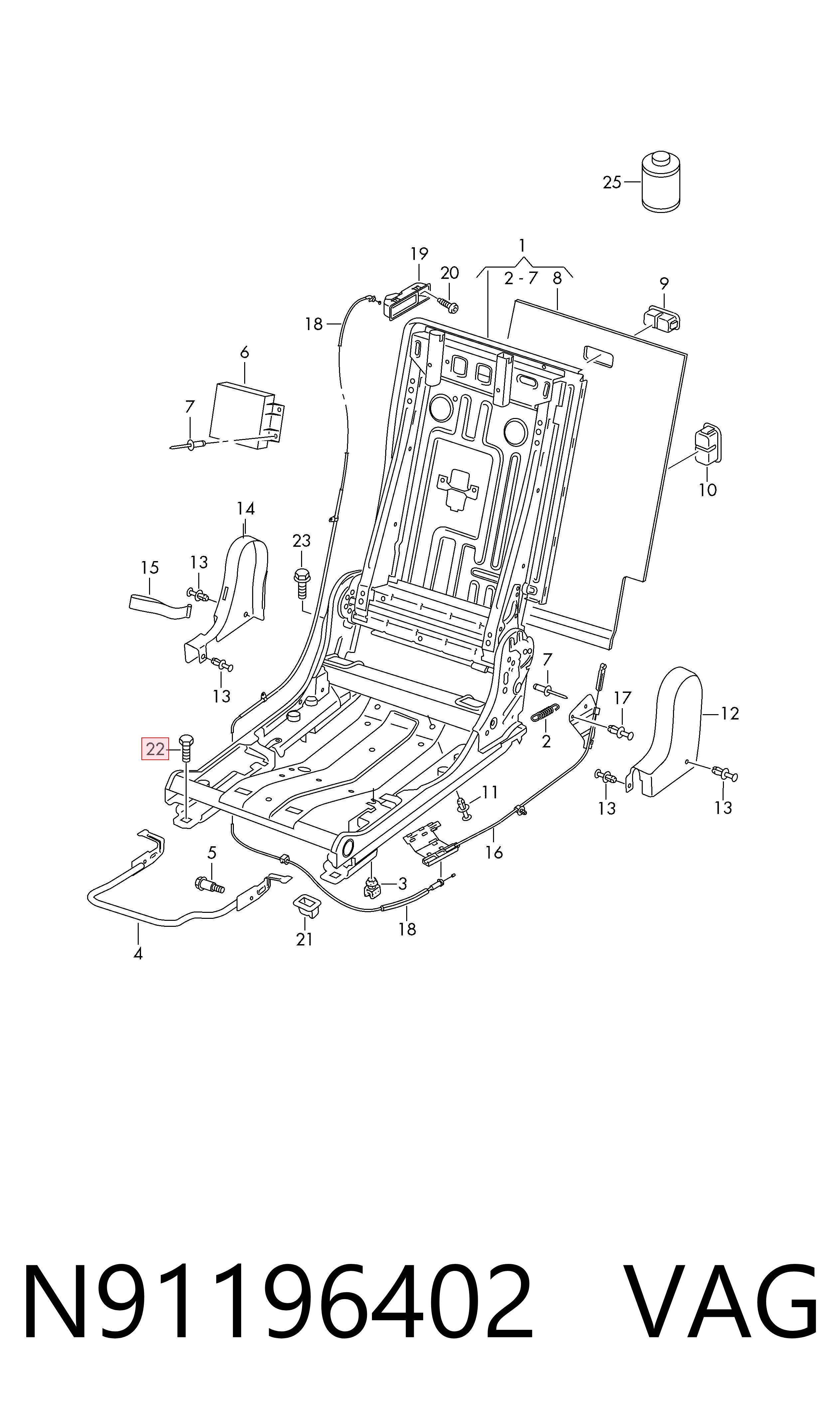  VAG N91196402 precio, desde 2,21 EUR