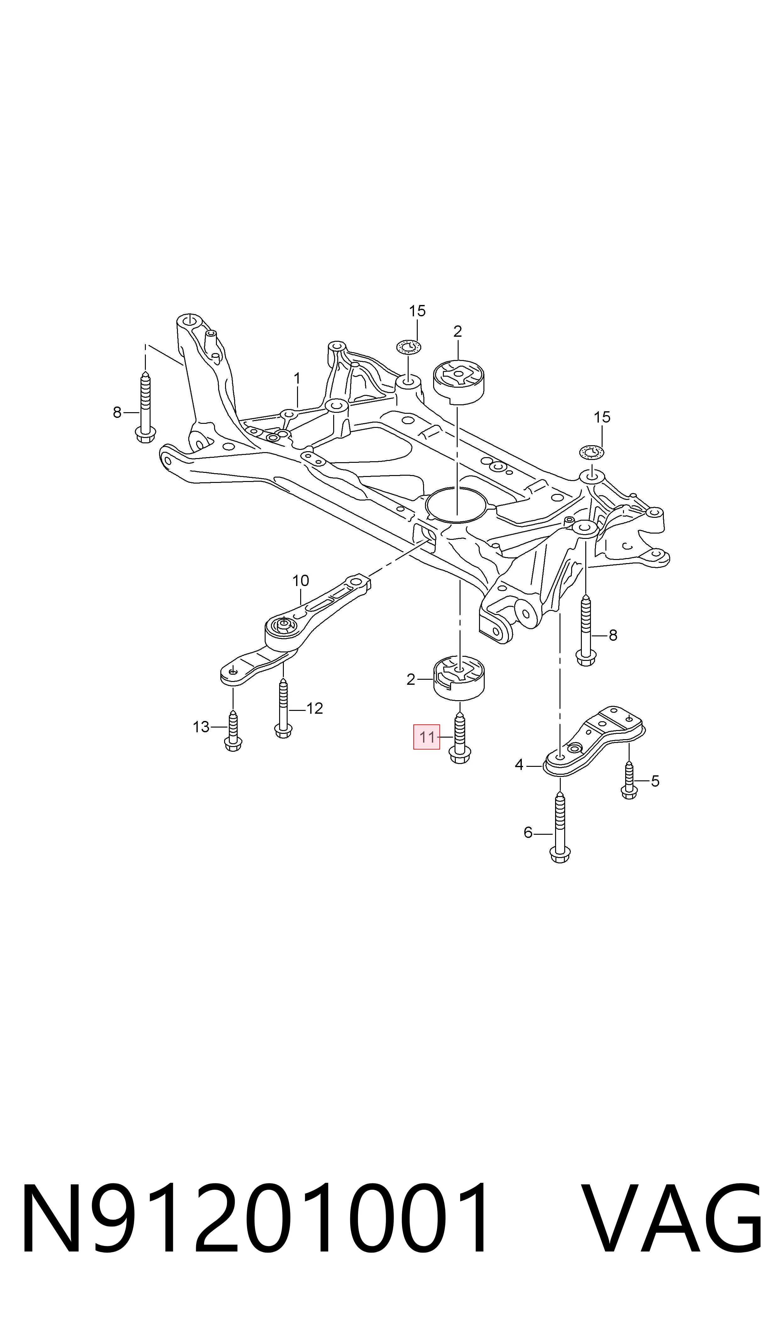 VAG N91201001 precio, desde 5,41 EUR