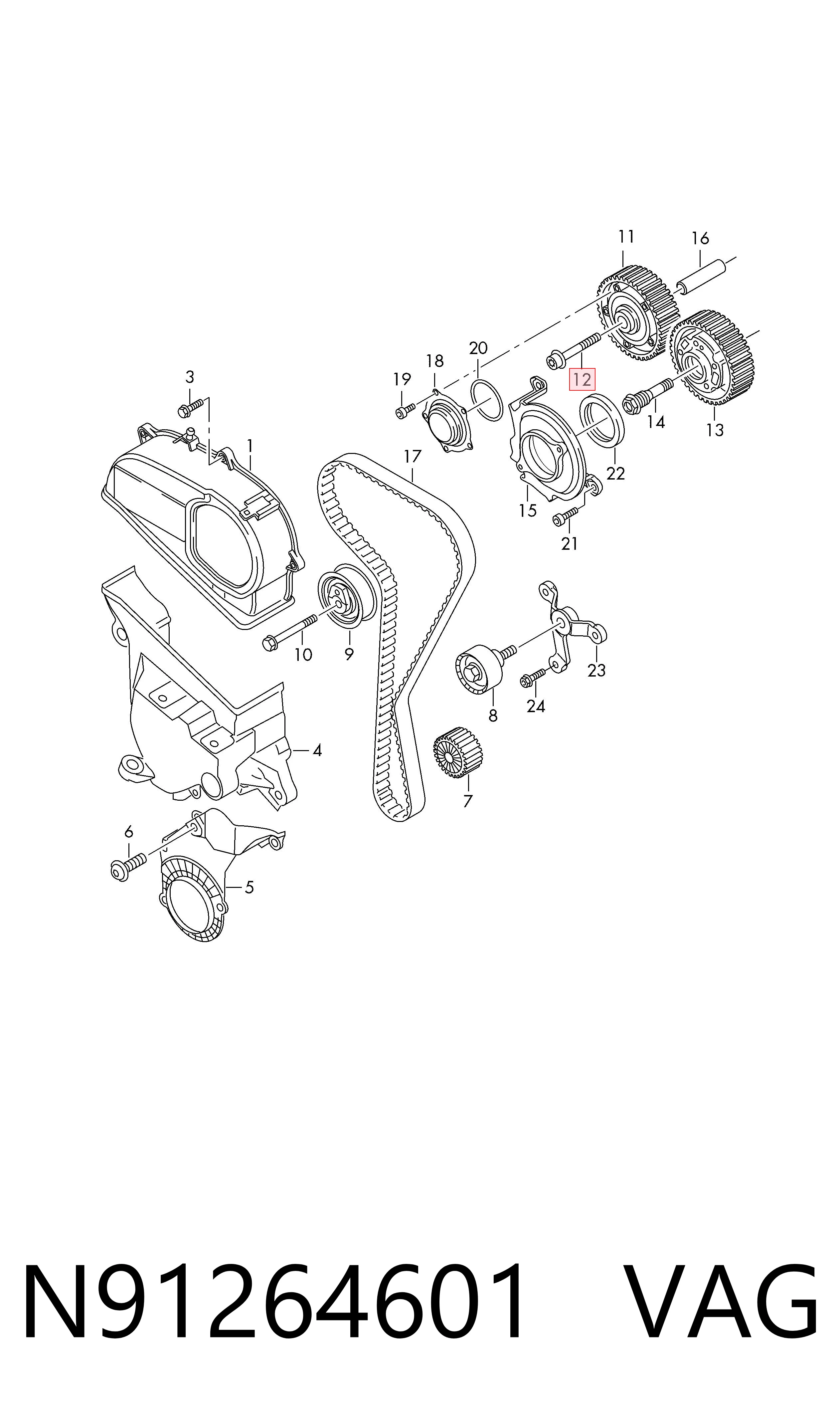  VAG N91264601 precio, desde 4,25 EUR